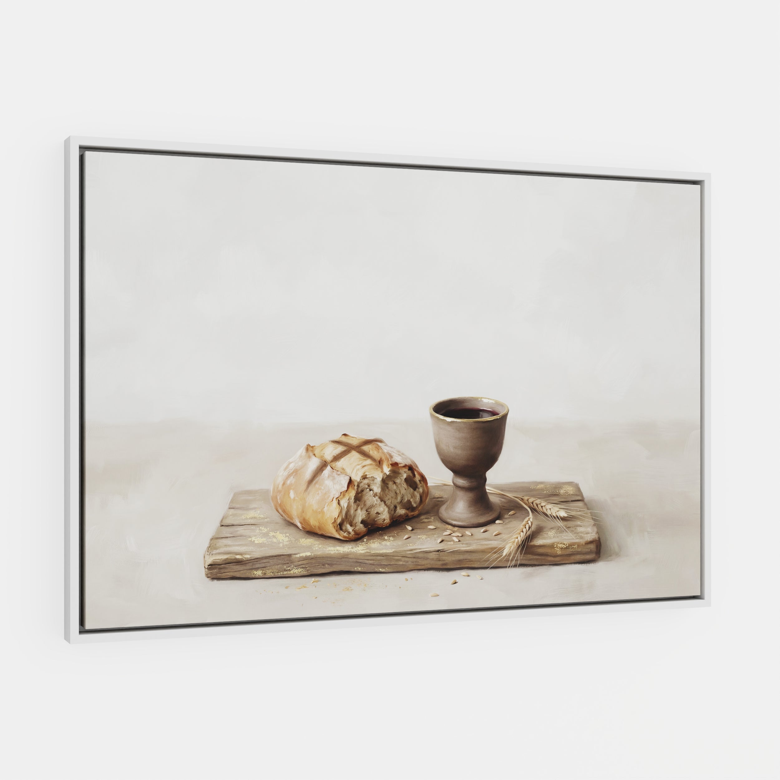 Bread Broken in Silence - Canvas