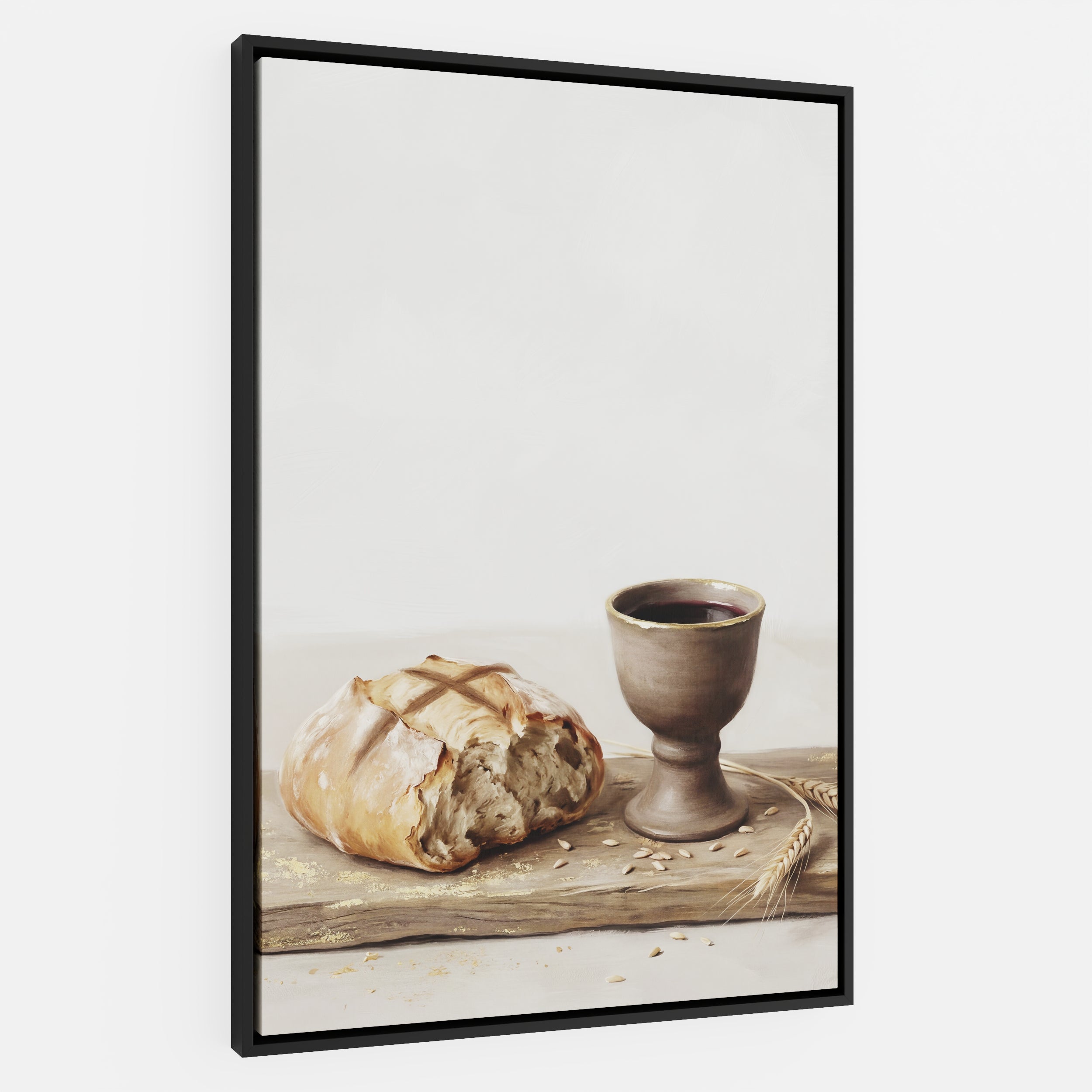 Bread Broken in Silence - Canvas