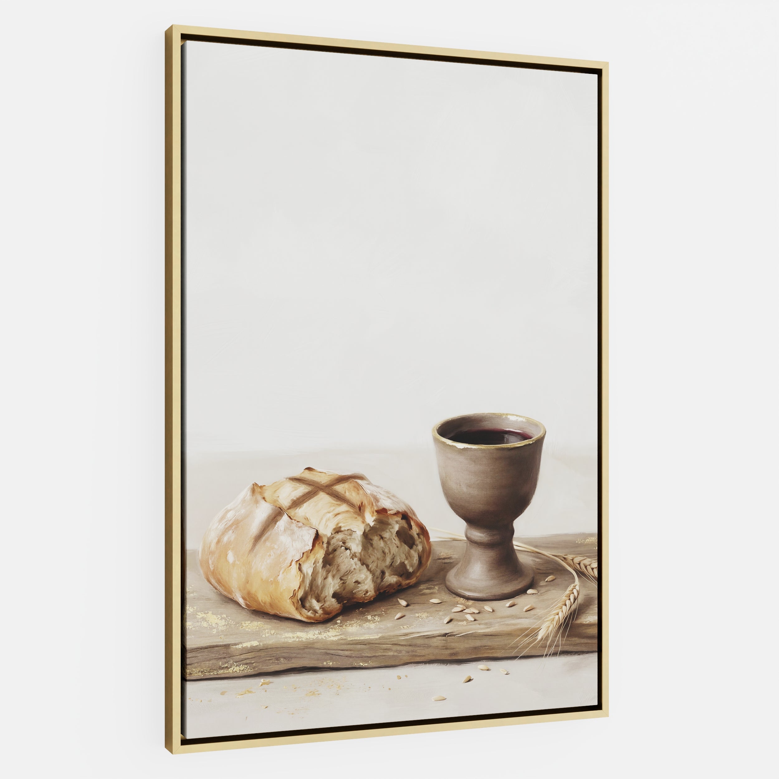 Bread Broken in Silence - Canvas