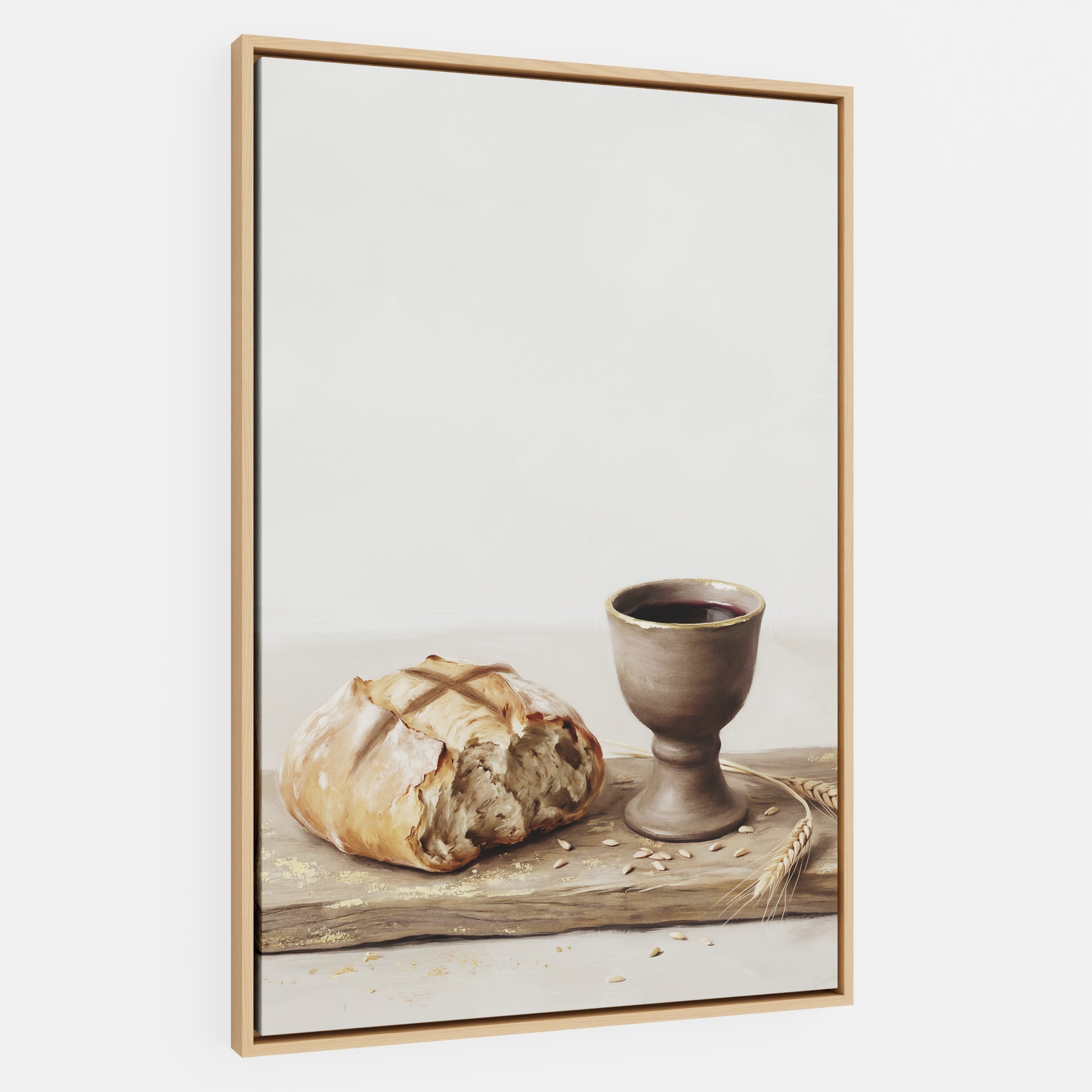 Bread Broken in Silence - Canvas