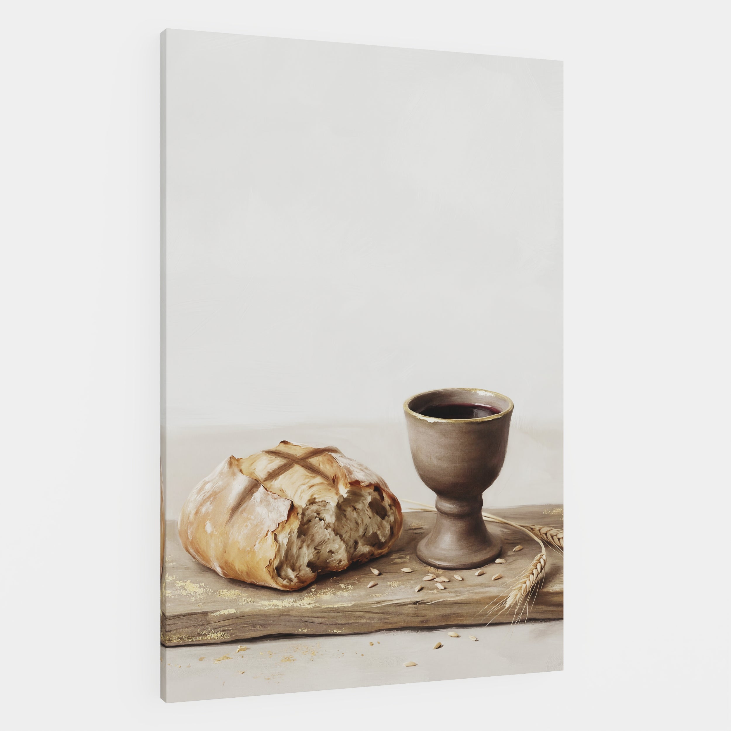 Bread Broken in Silence - Canvas
