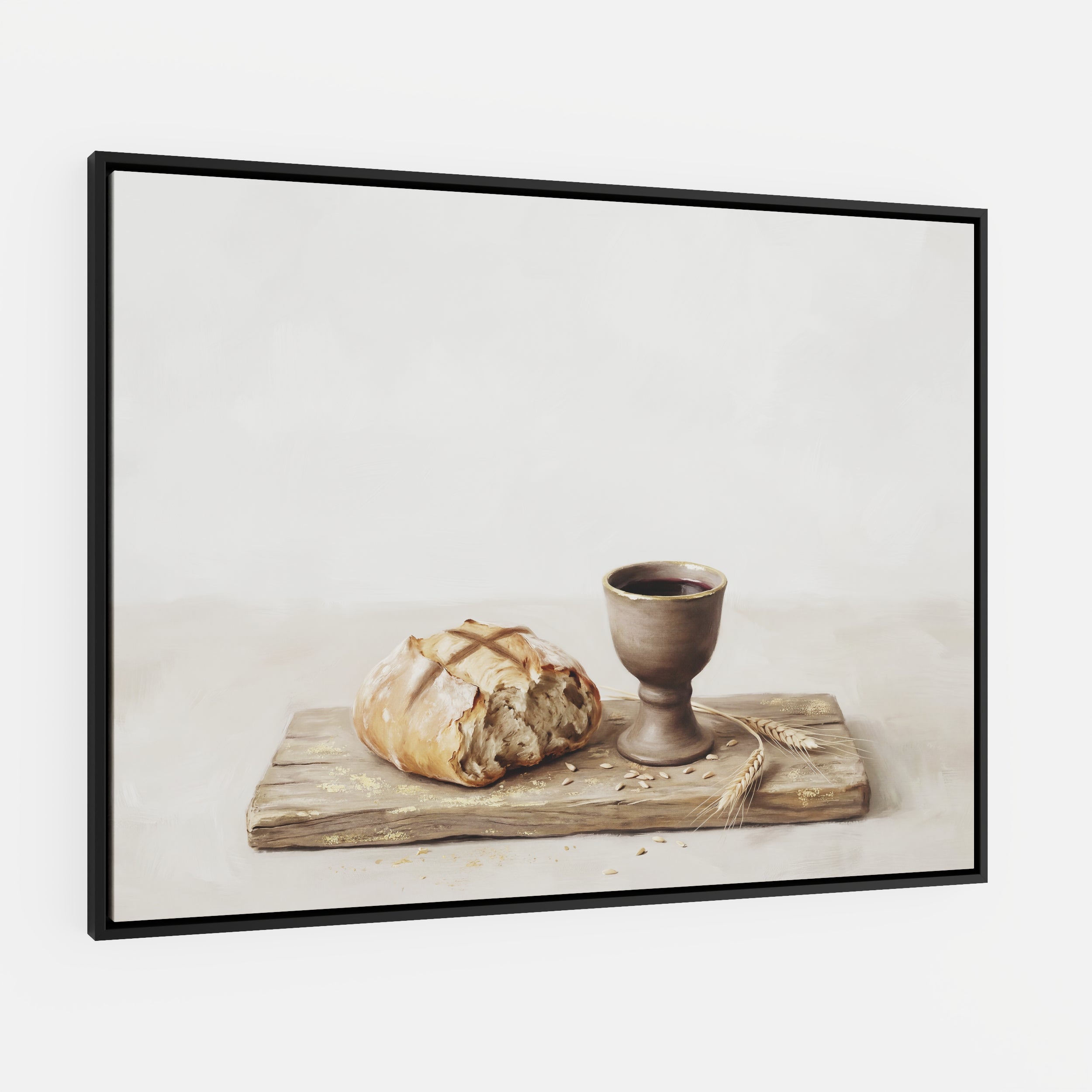 Bread Broken in Silence - Canvas