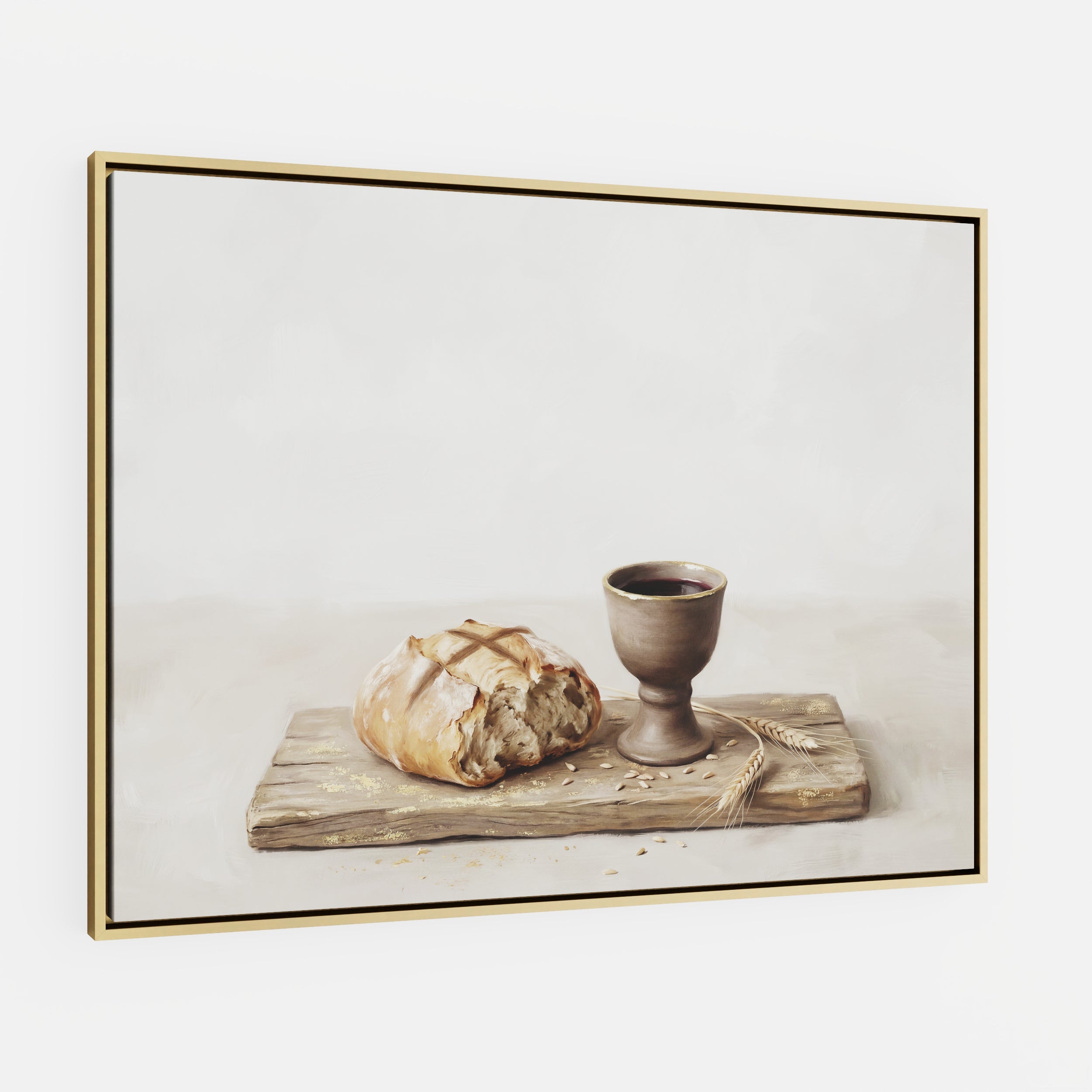 Bread Broken in Silence - Canvas