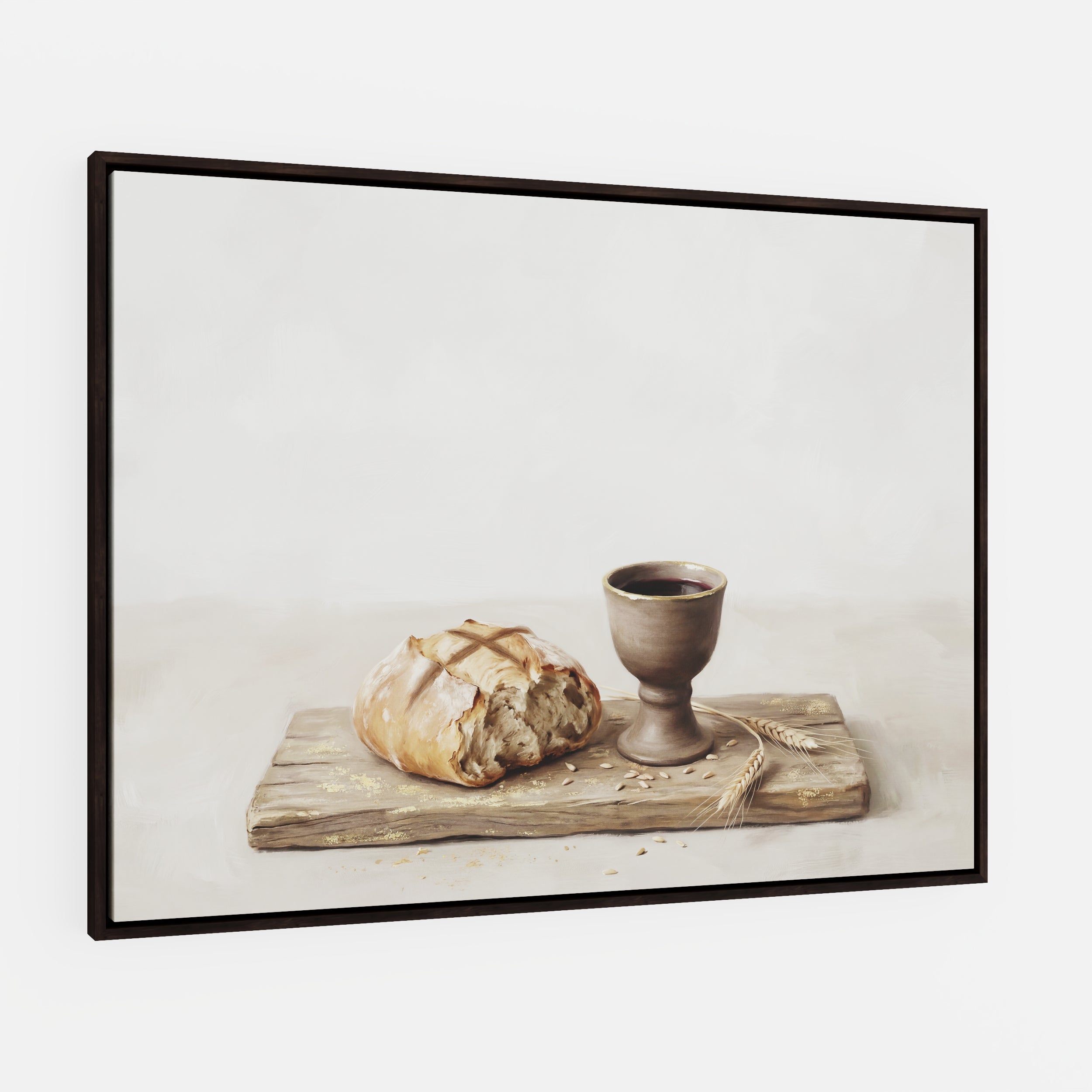 Bread Broken in Silence - Canvas