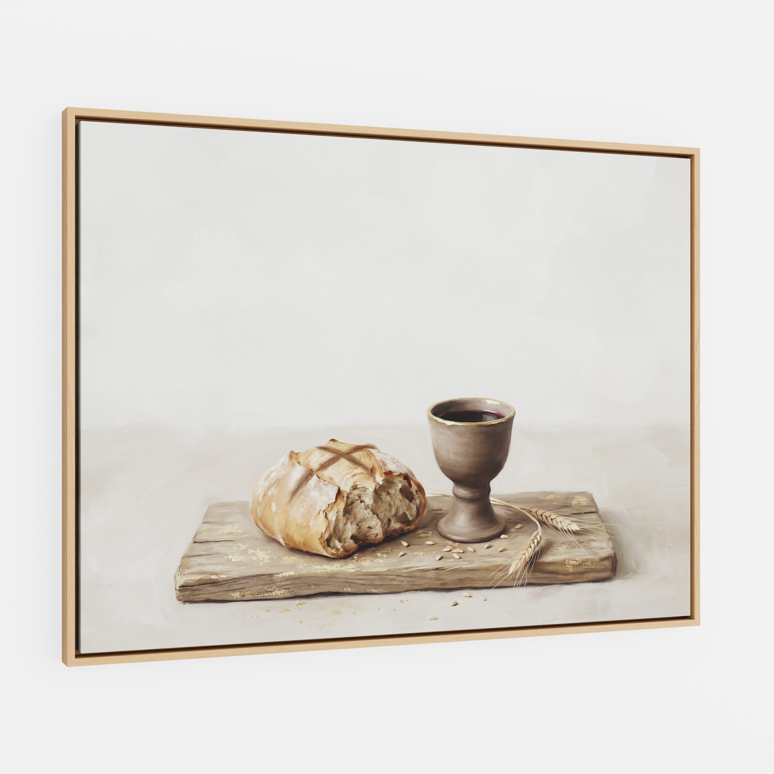 Bread Broken in Silence - Canvas