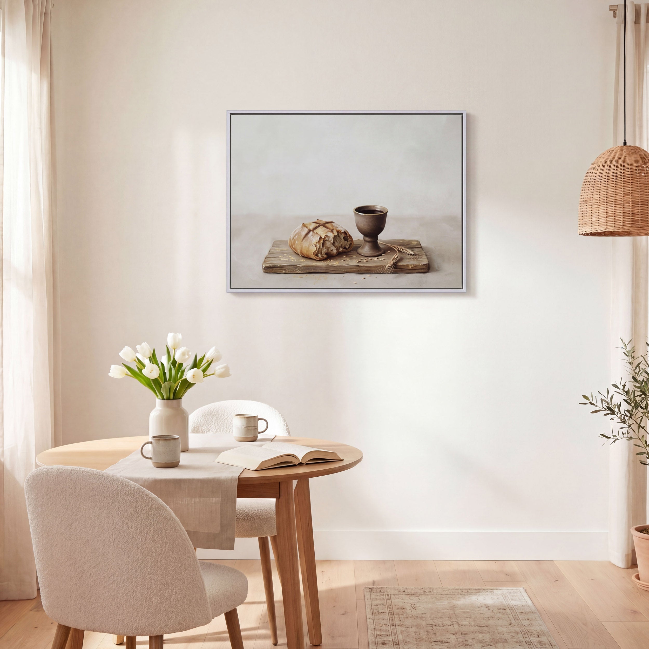 Bread Broken in Silence - Canvas