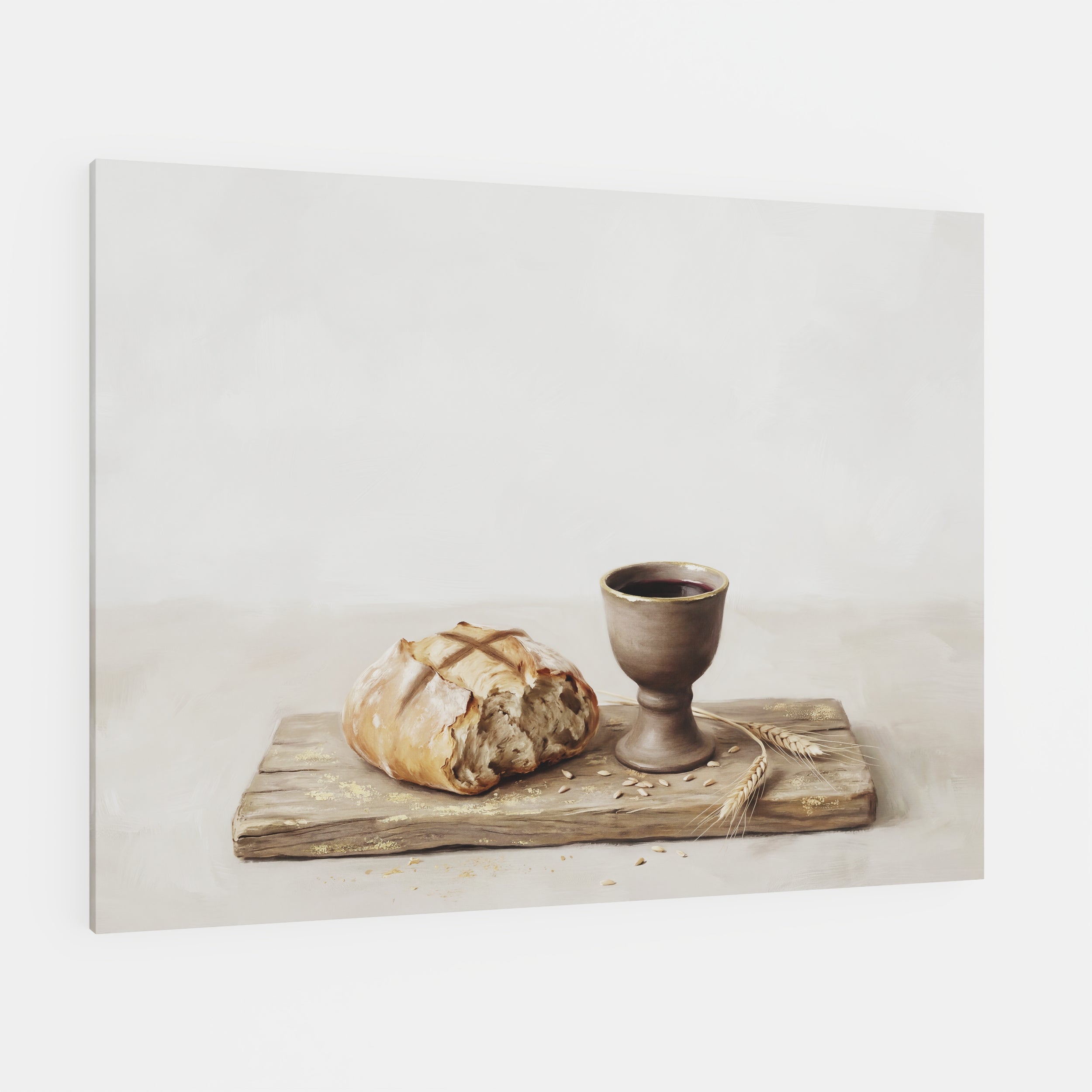 Bread Broken in Silence - Canvas