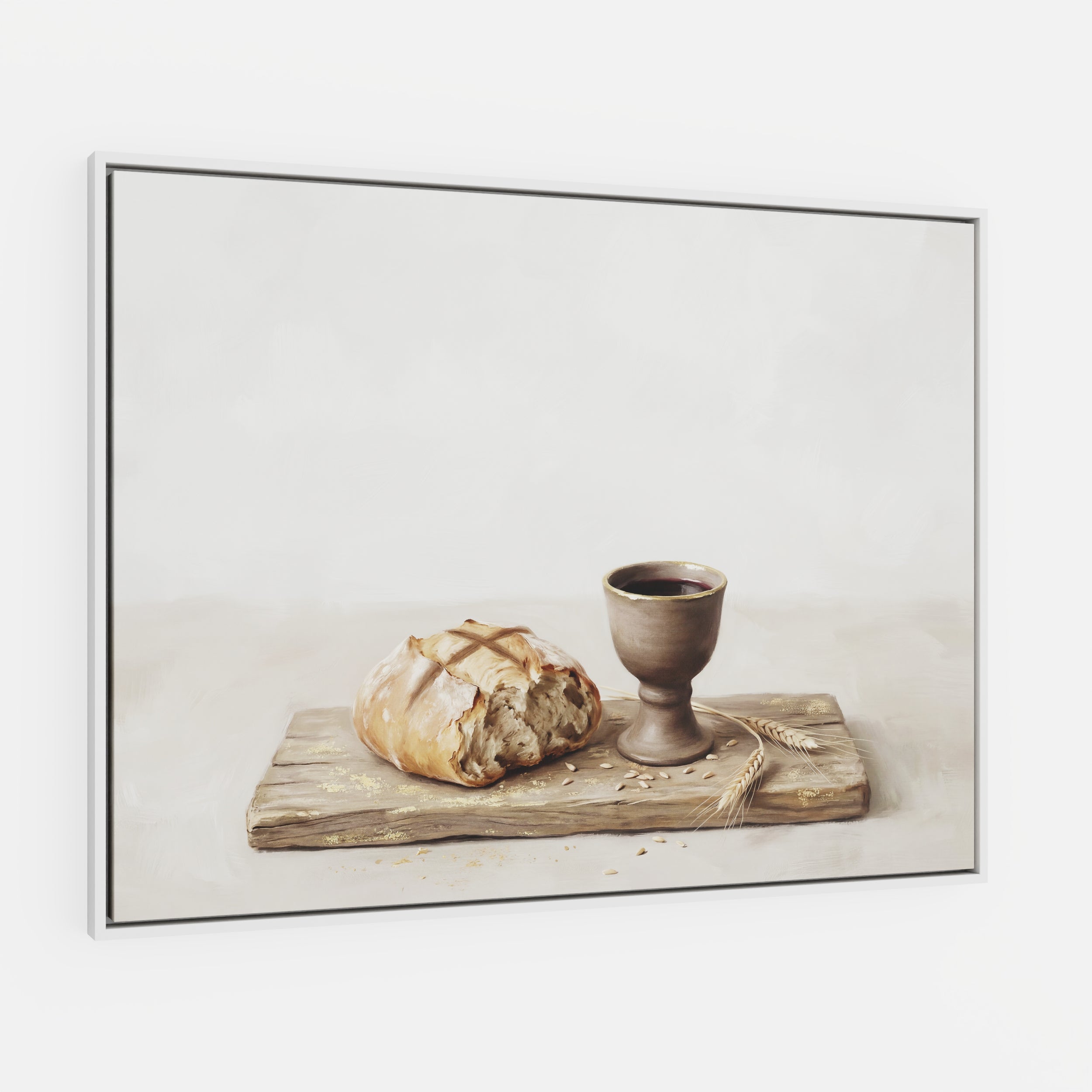 Bread Broken in Silence - Canvas