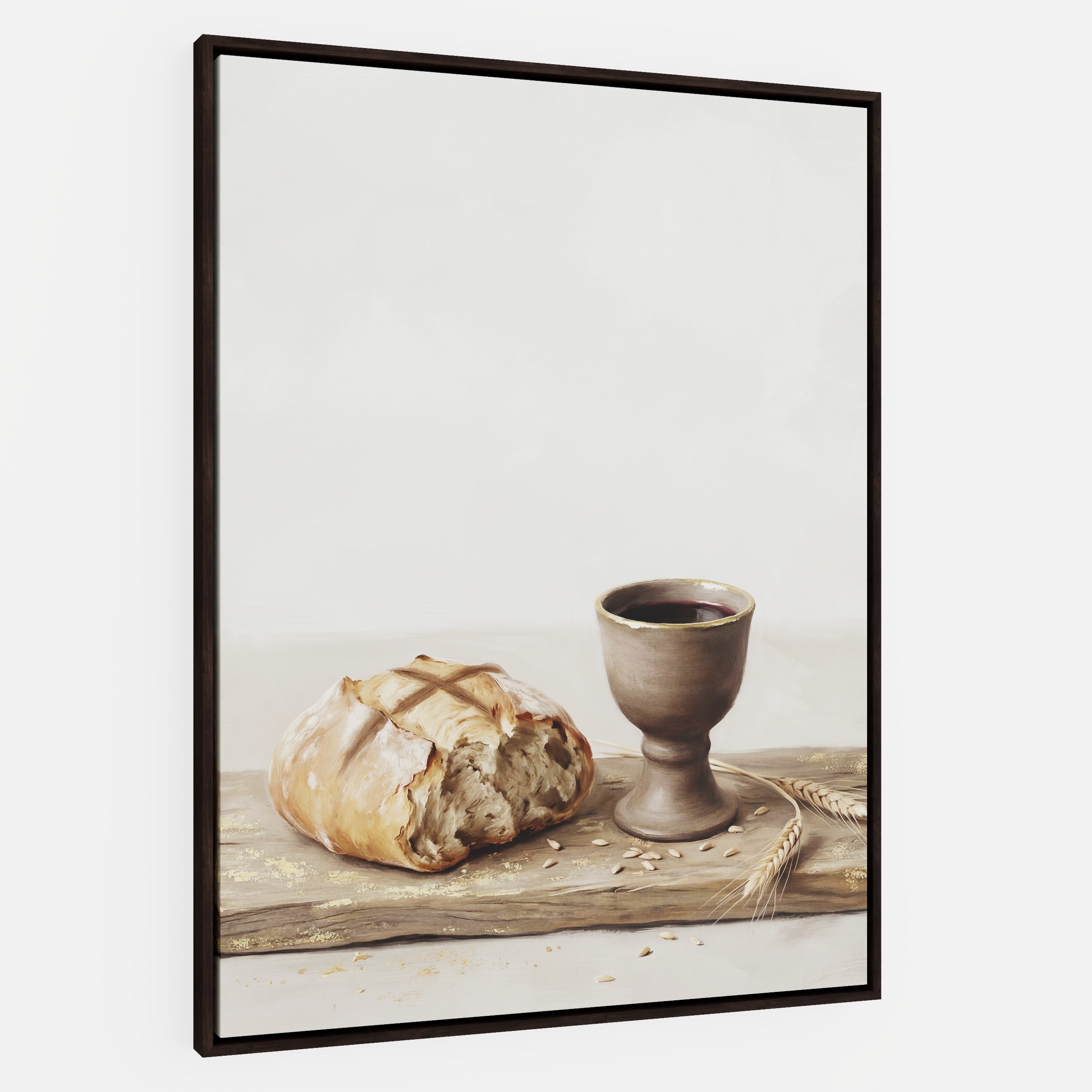Bread Broken in Silence - Canvas