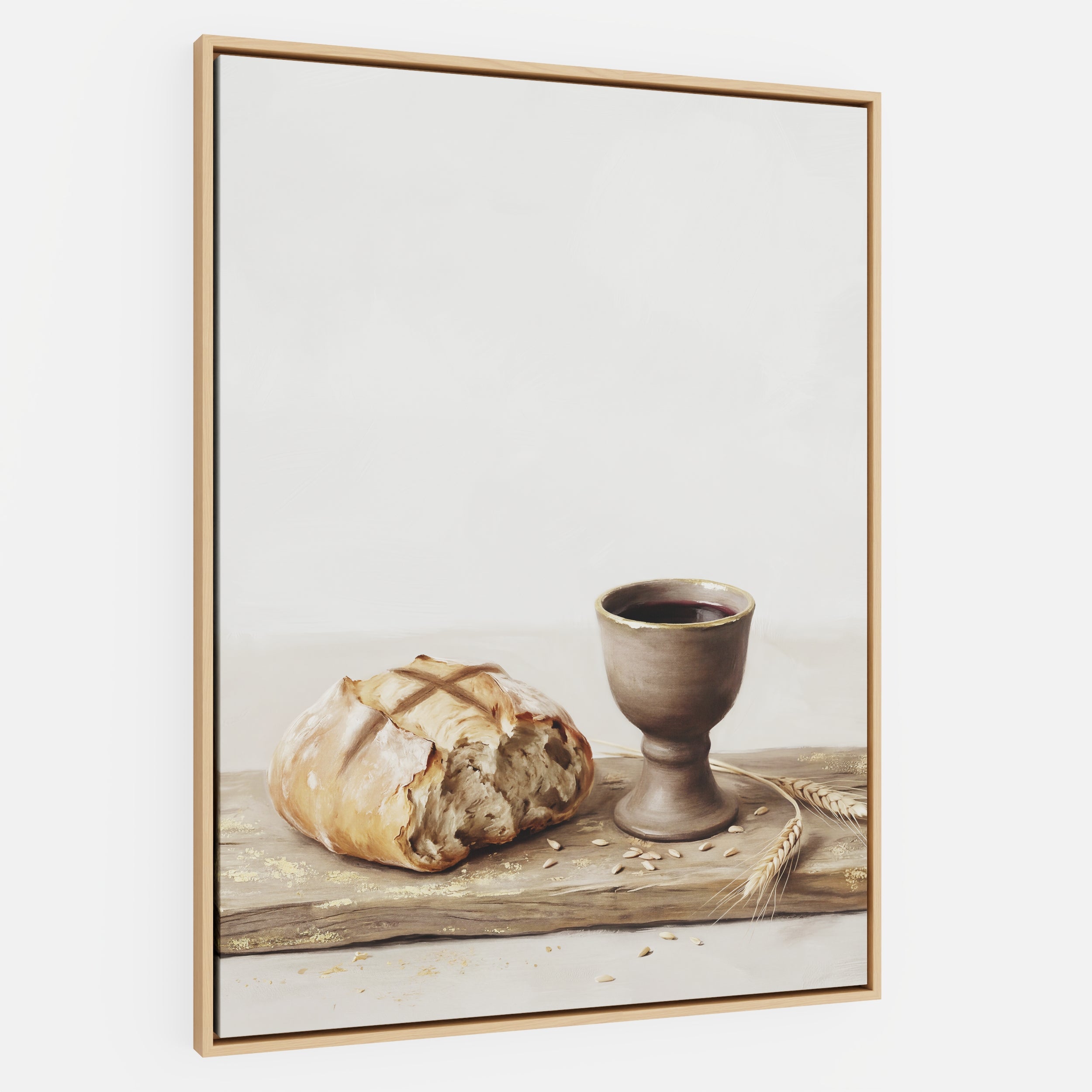Bread Broken in Silence - Canvas