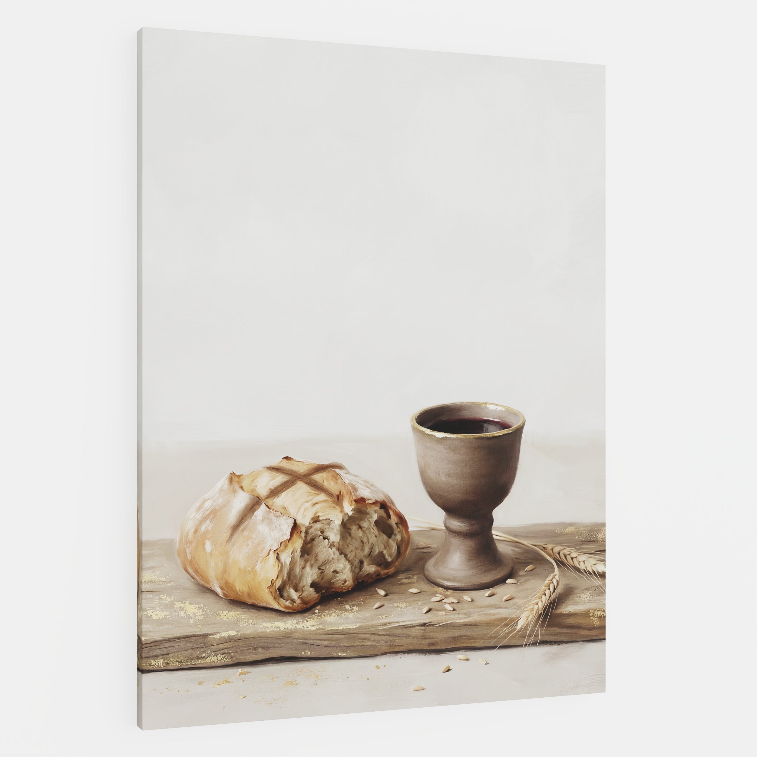 Bread Broken in Silence - Canvas