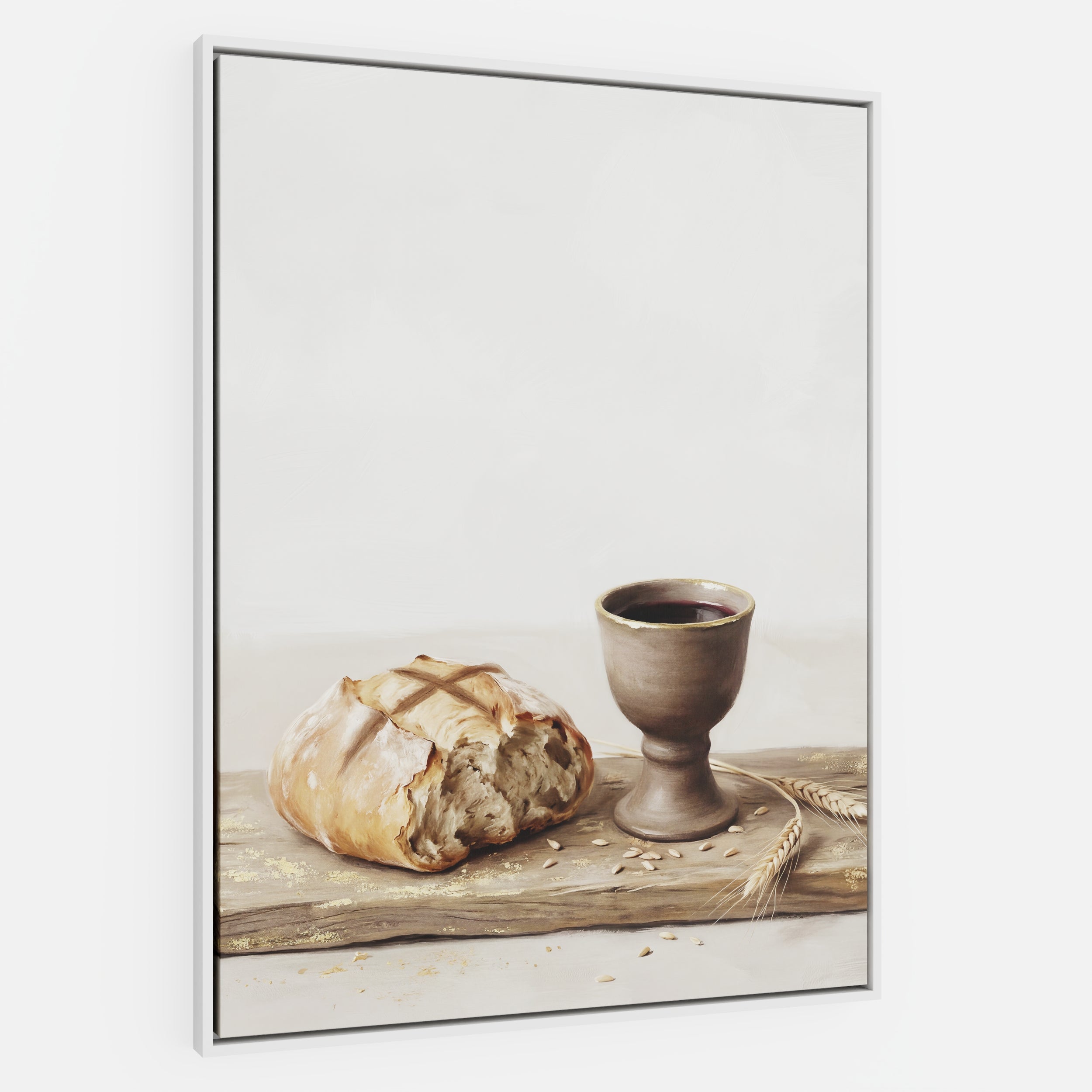 Bread Broken in Silence - Canvas