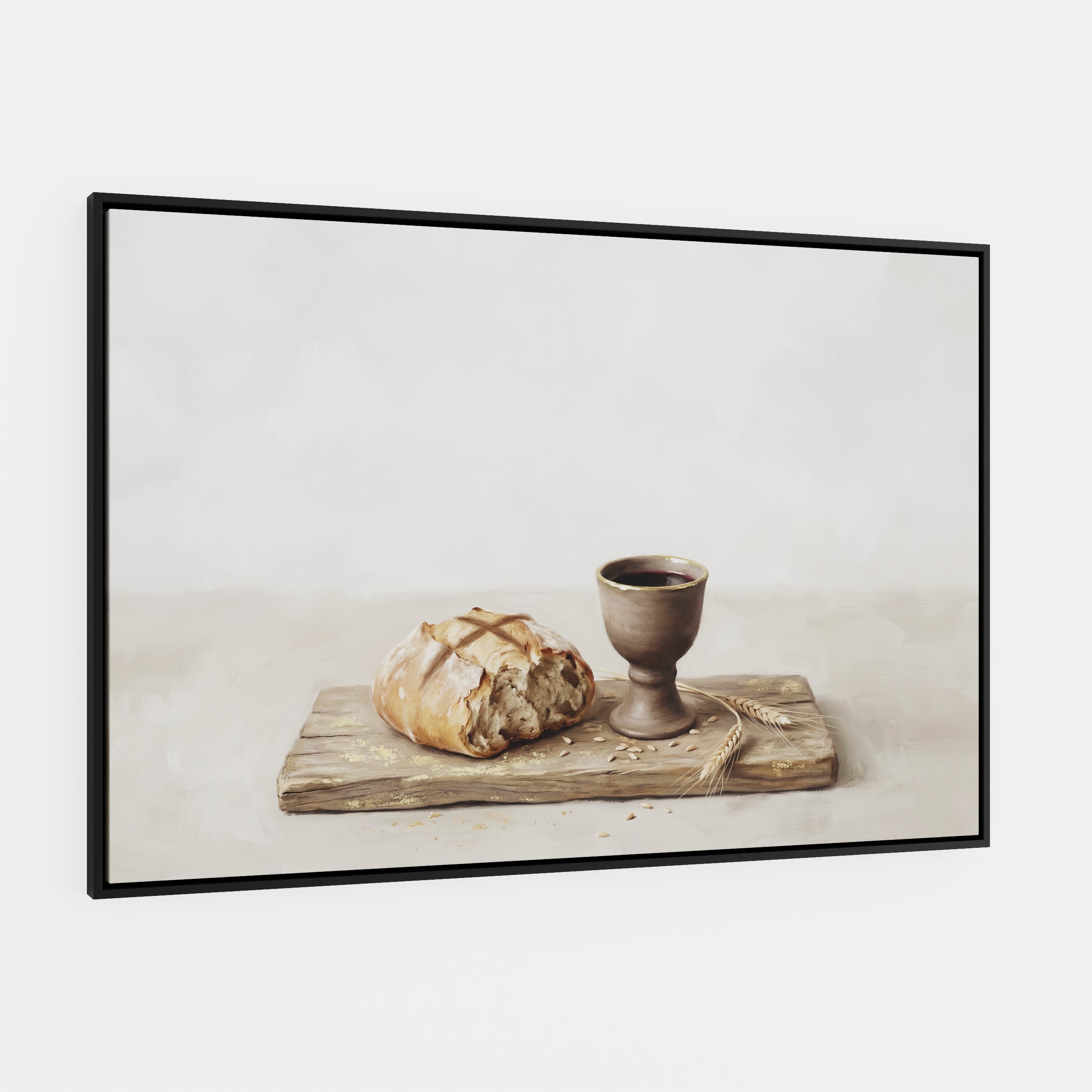 Bread Broken in Silence - Canvas
