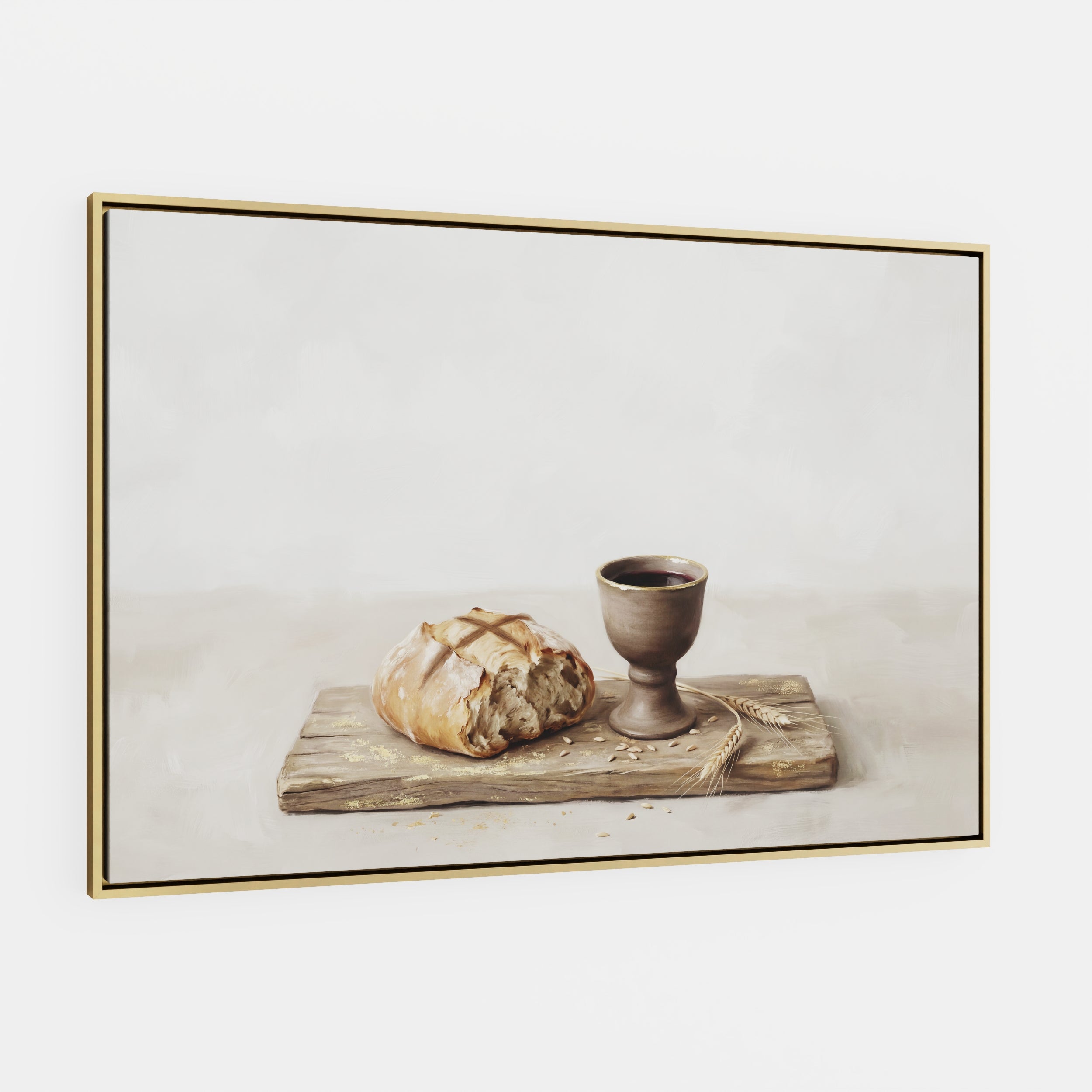 Bread Broken in Silence - Canvas