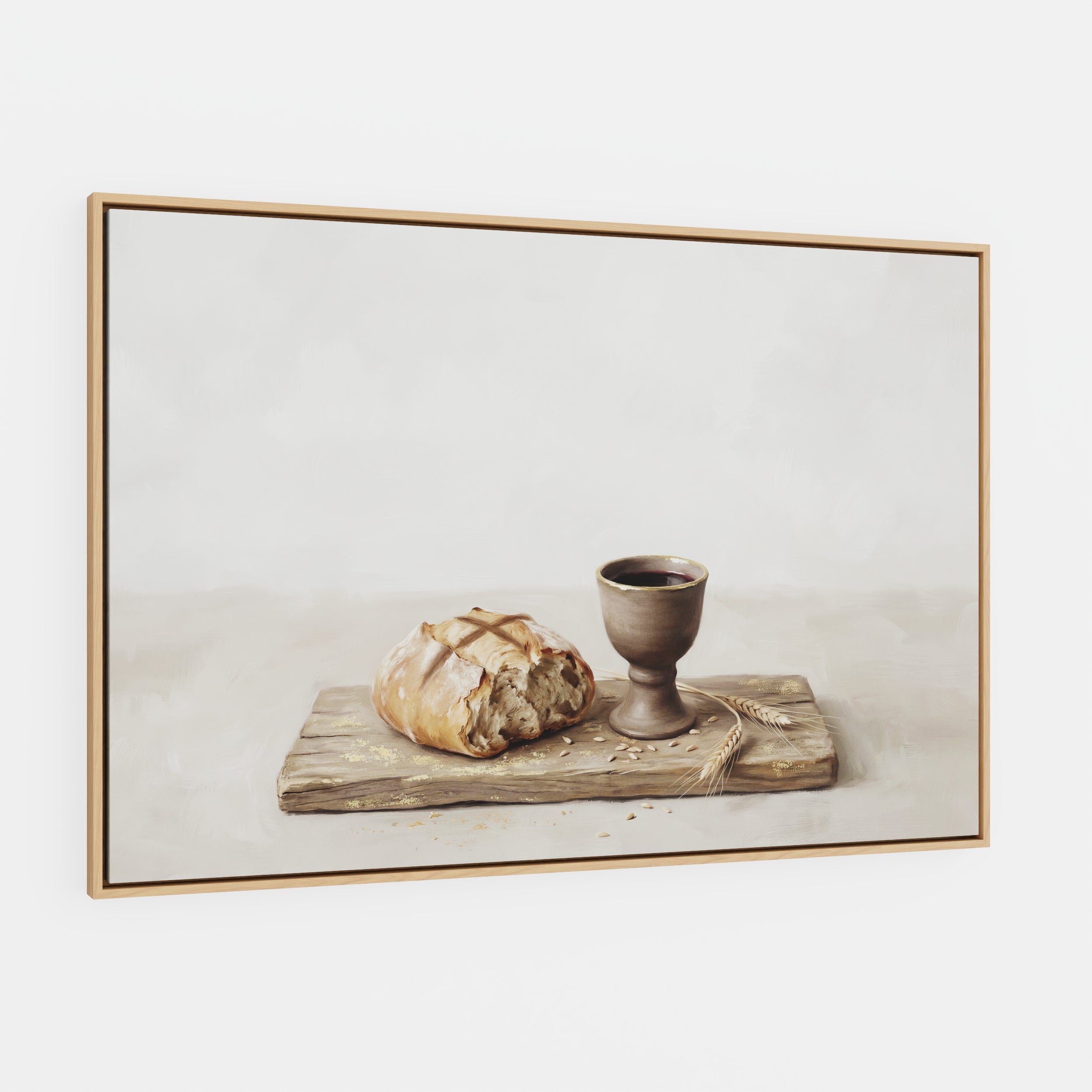 Bread Broken in Silence - Canvas