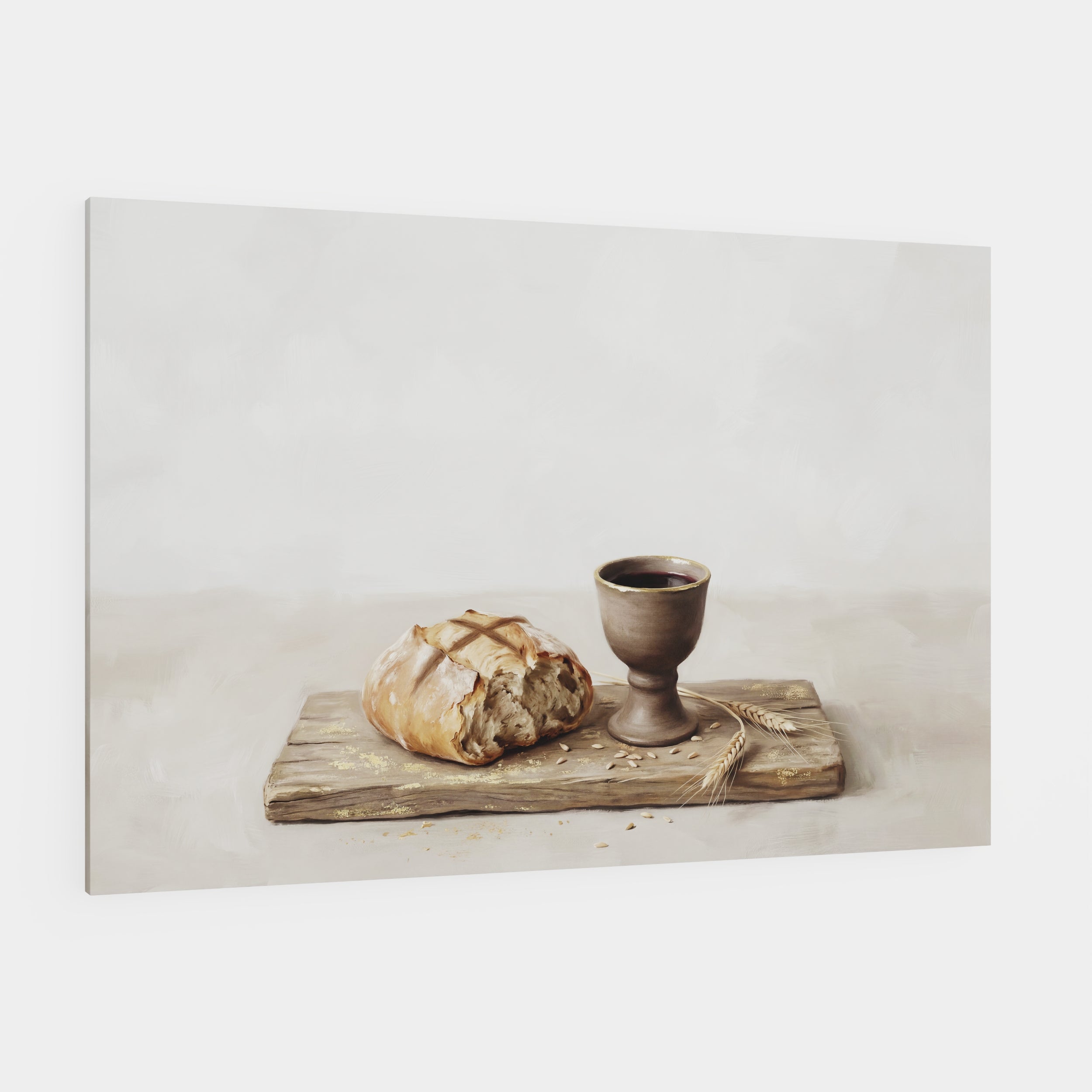 Bread Broken in Silence - Canvas