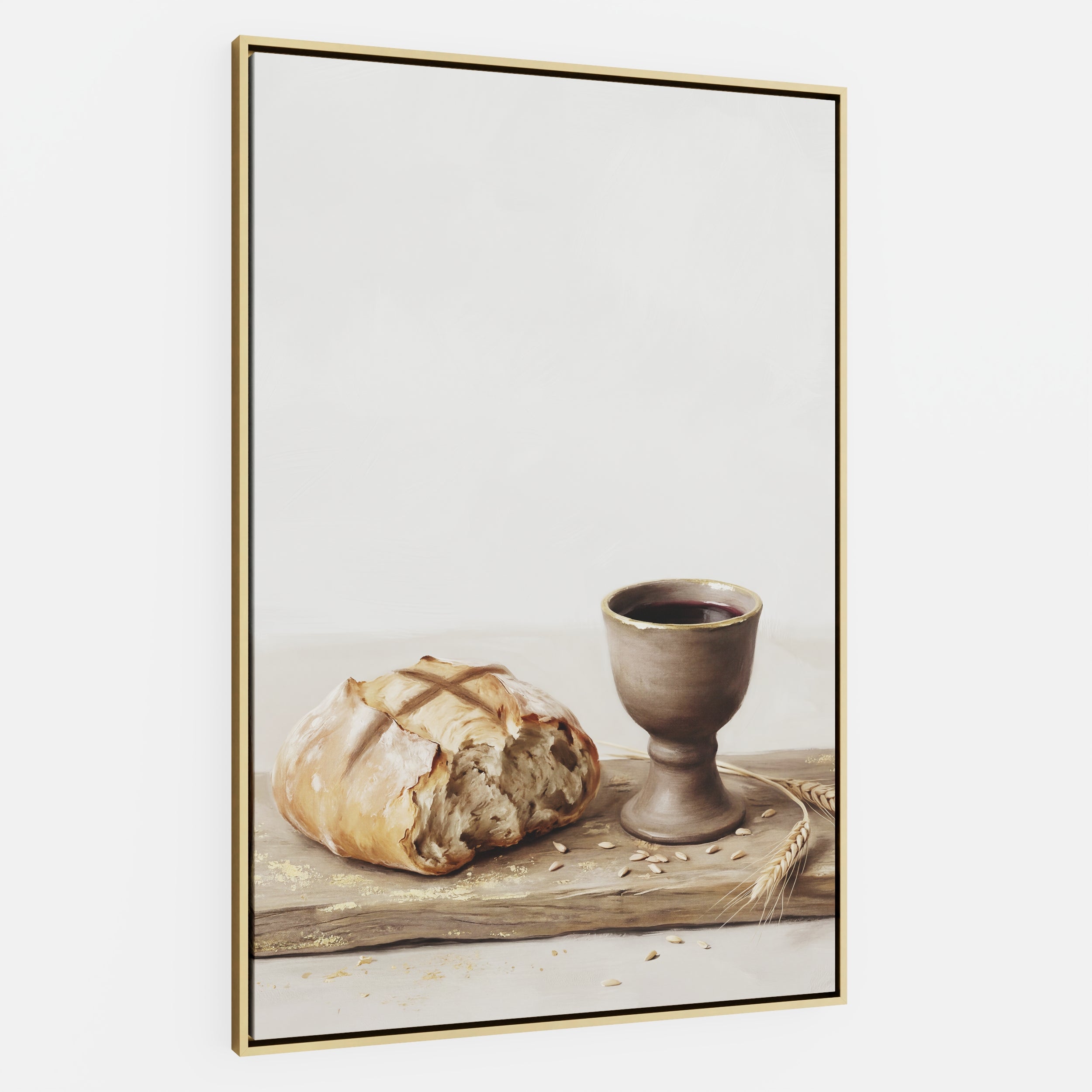 Bread Broken in Silence - Canvas