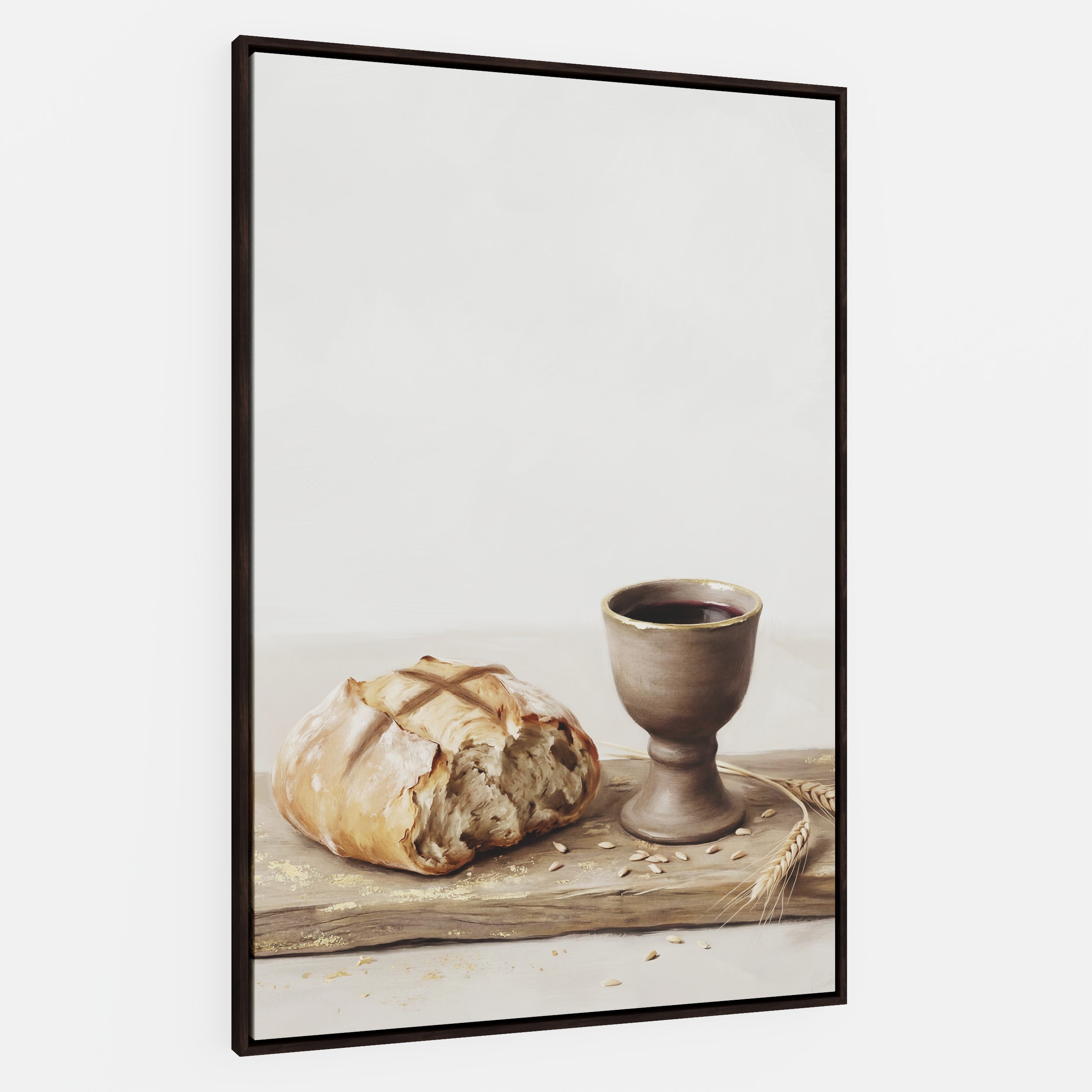 Bread Broken in Silence - Canvas