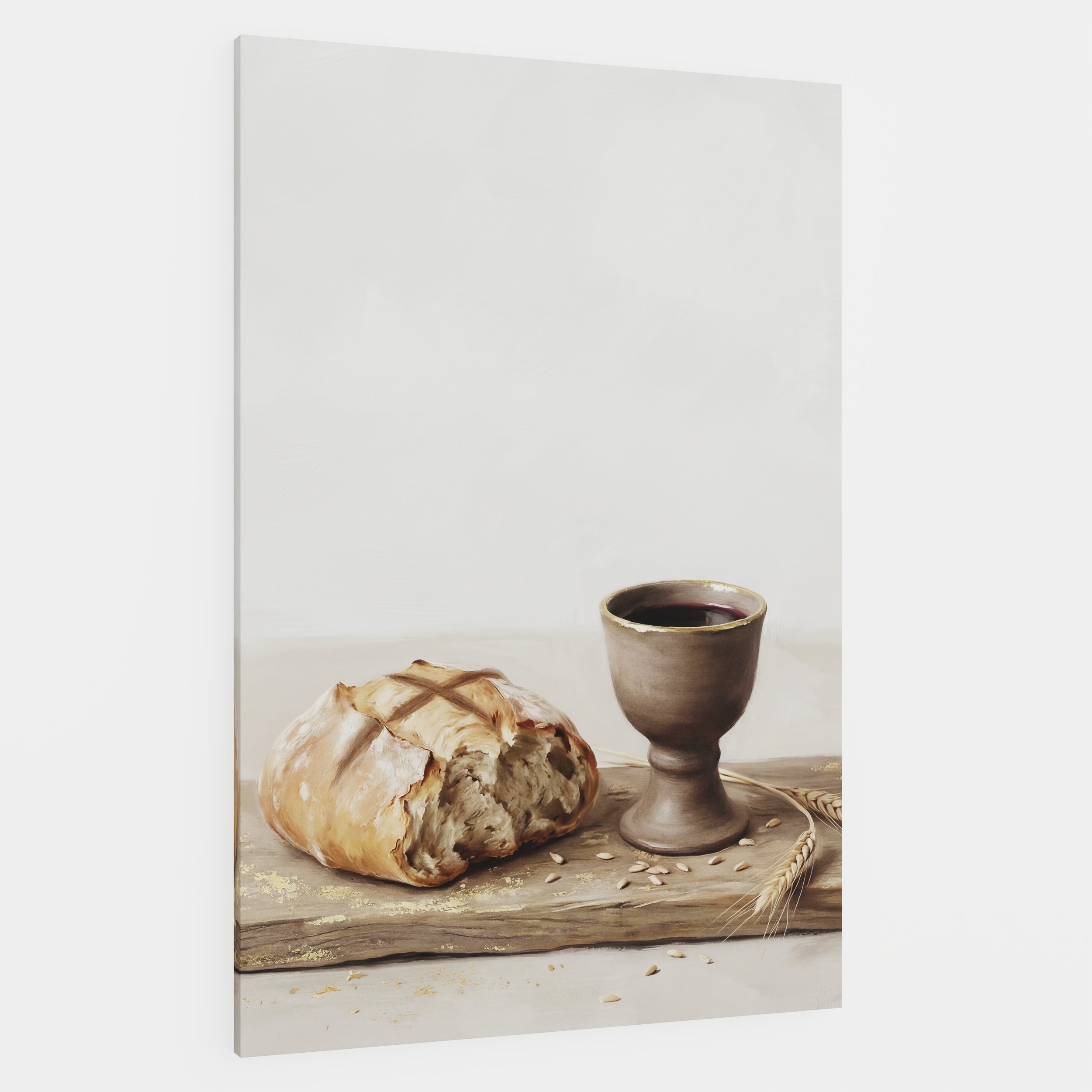 Bread Broken in Silence - Canvas