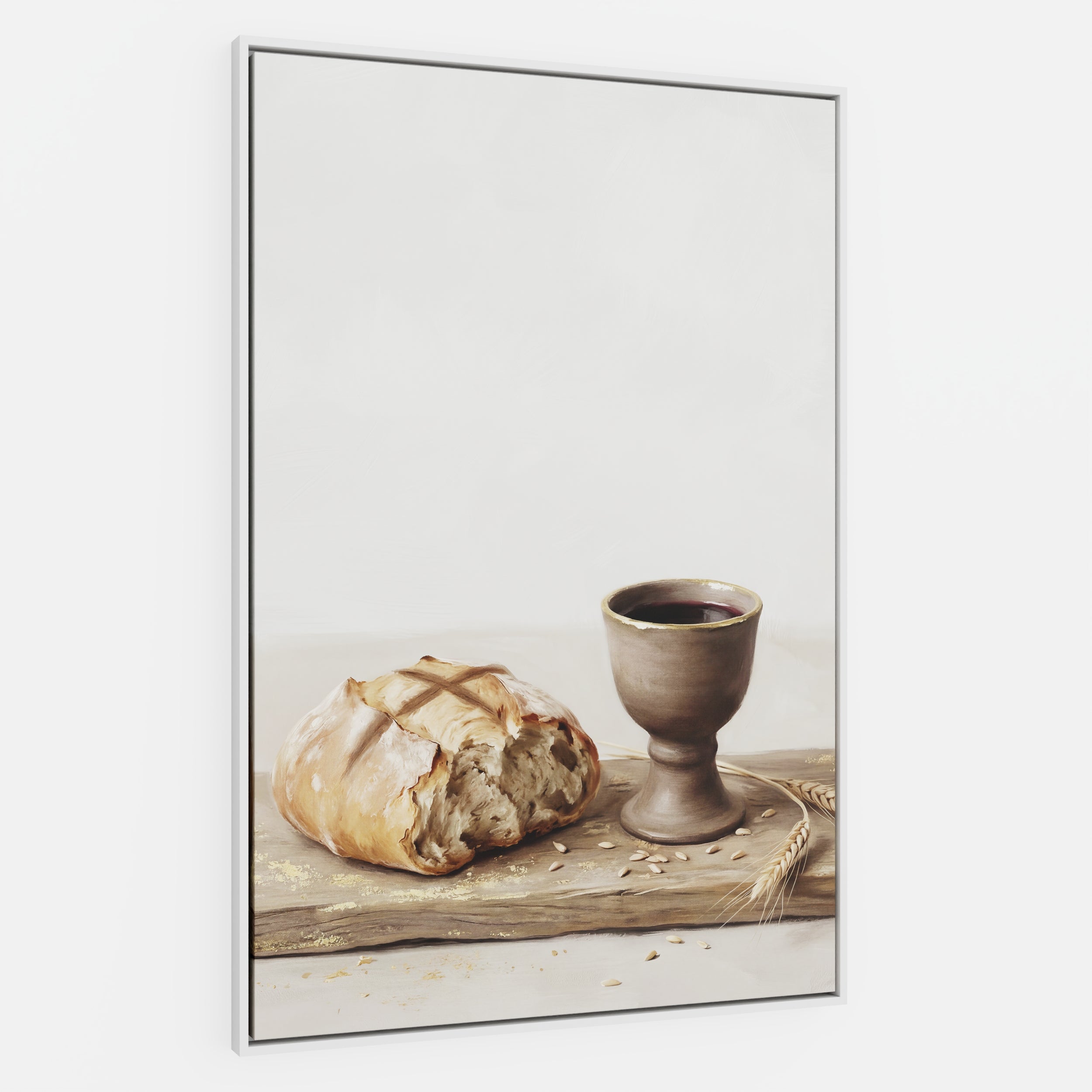 Bread Broken in Silence - Canvas