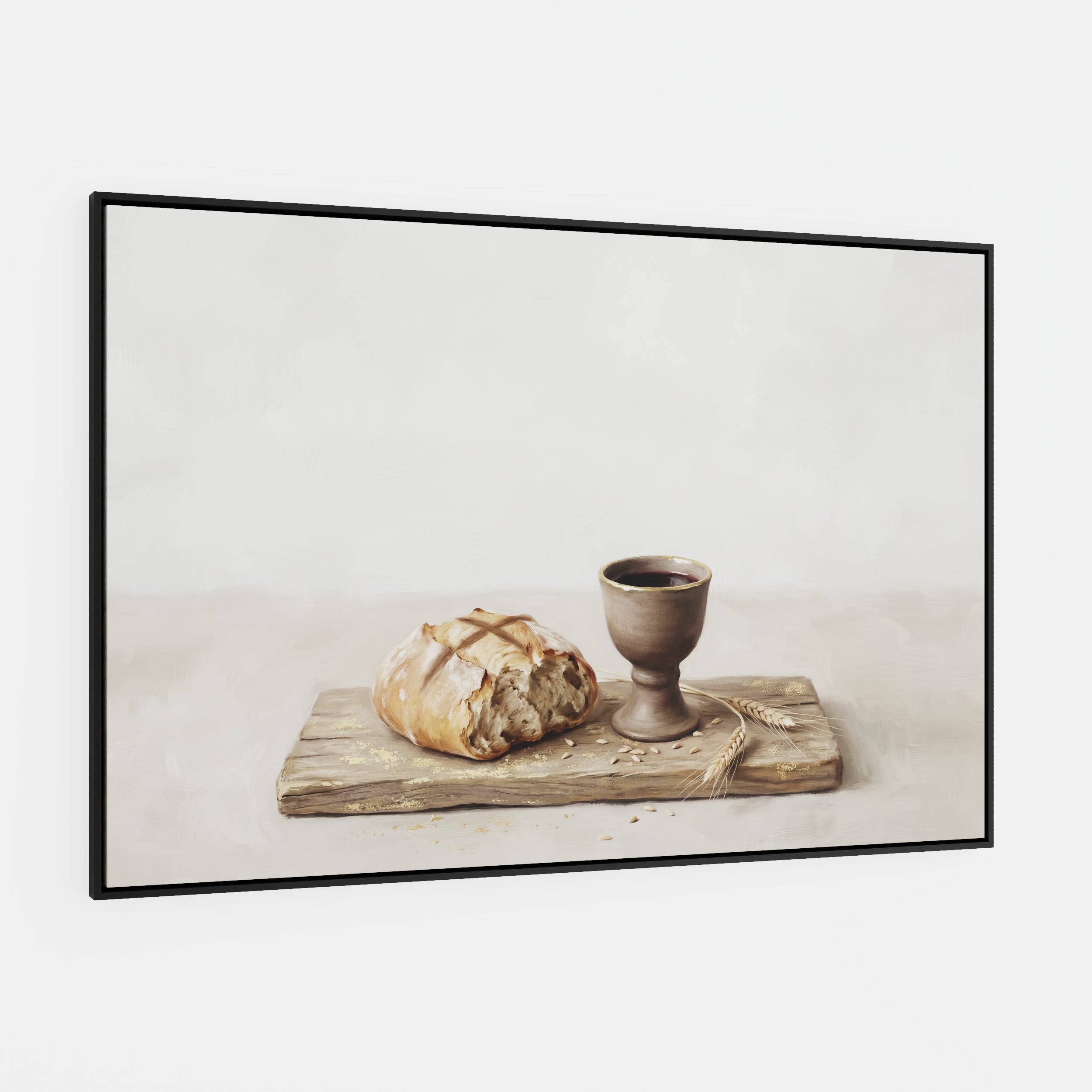 Bread Broken in Silence - Canvas