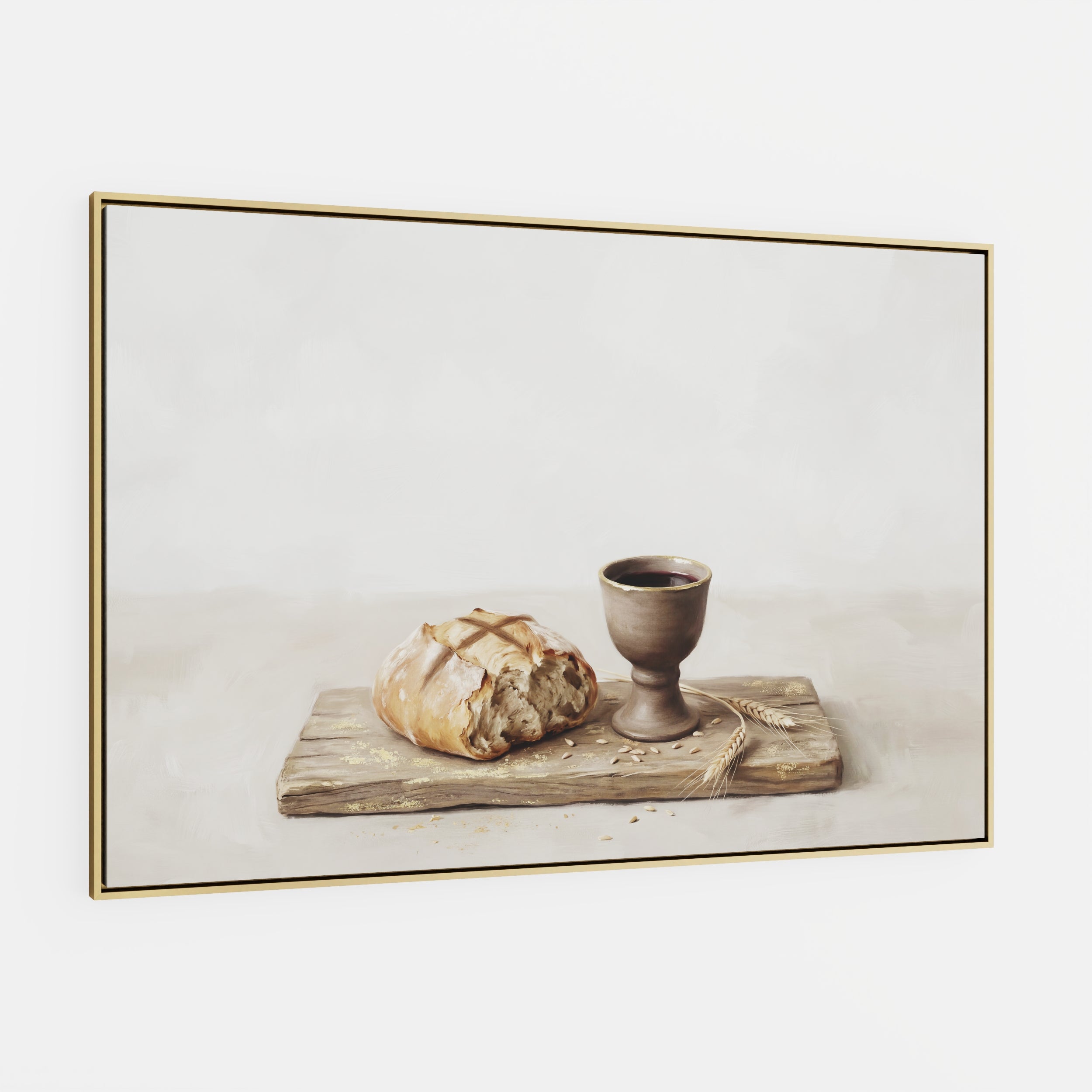 Bread Broken in Silence - Canvas