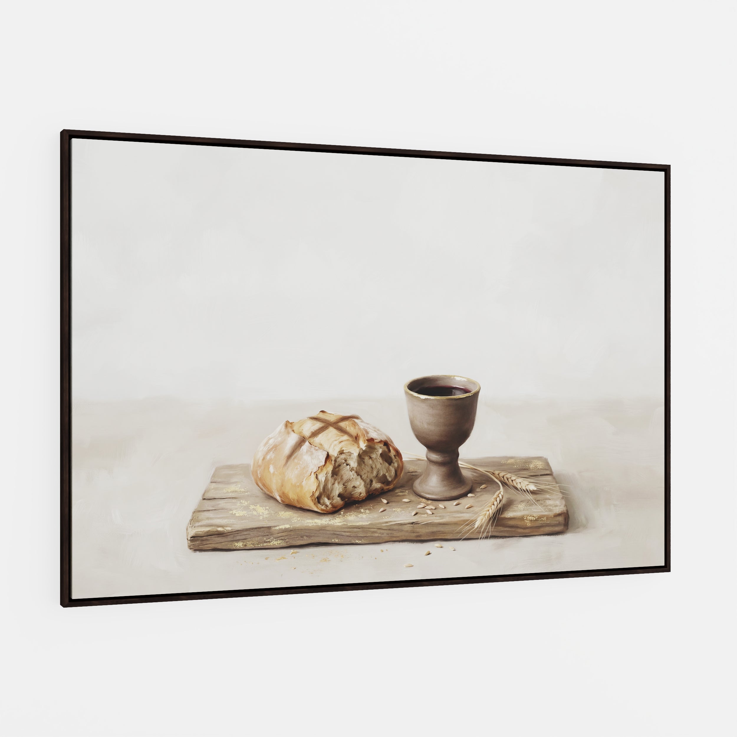 Bread Broken in Silence - Canvas