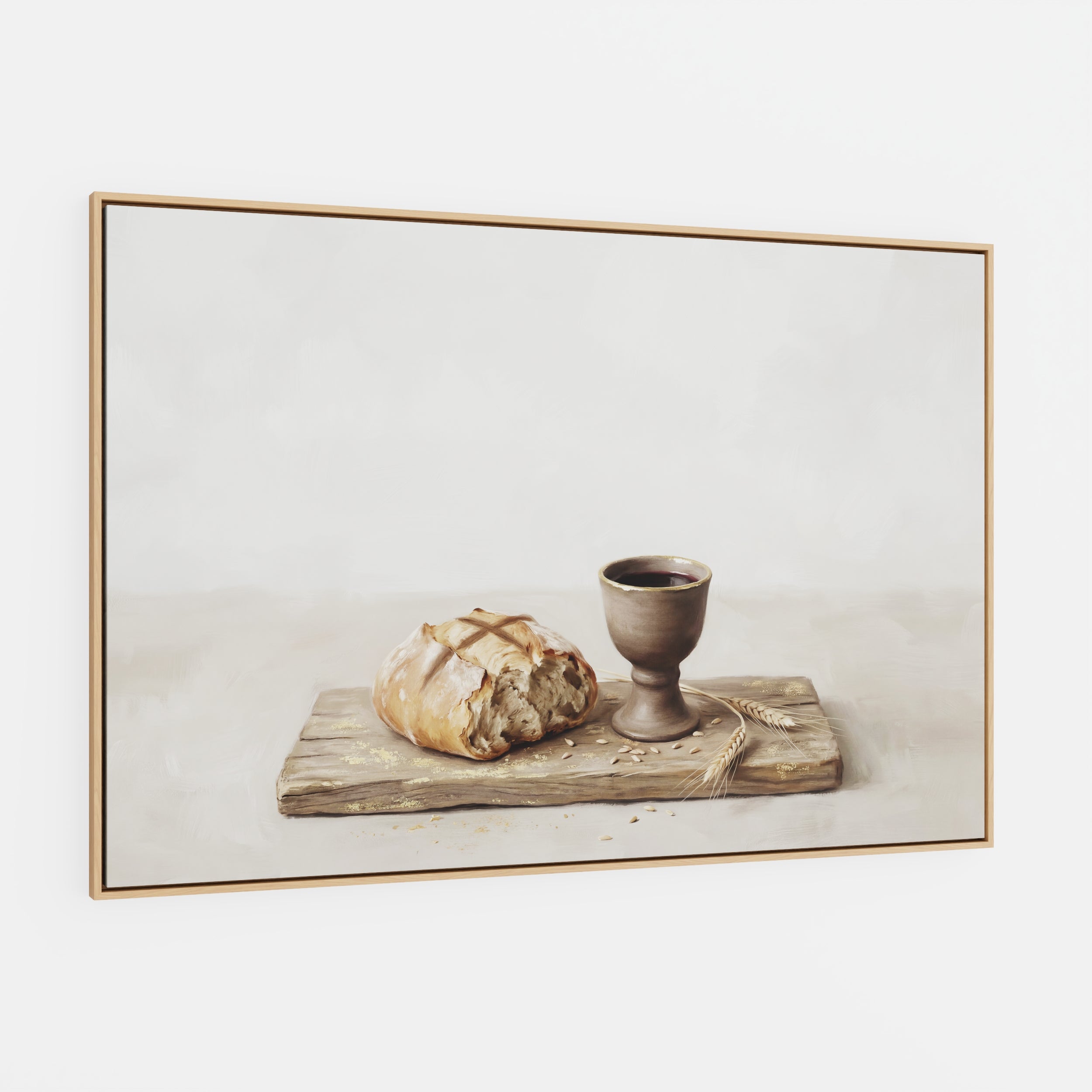 Bread Broken in Silence - Canvas