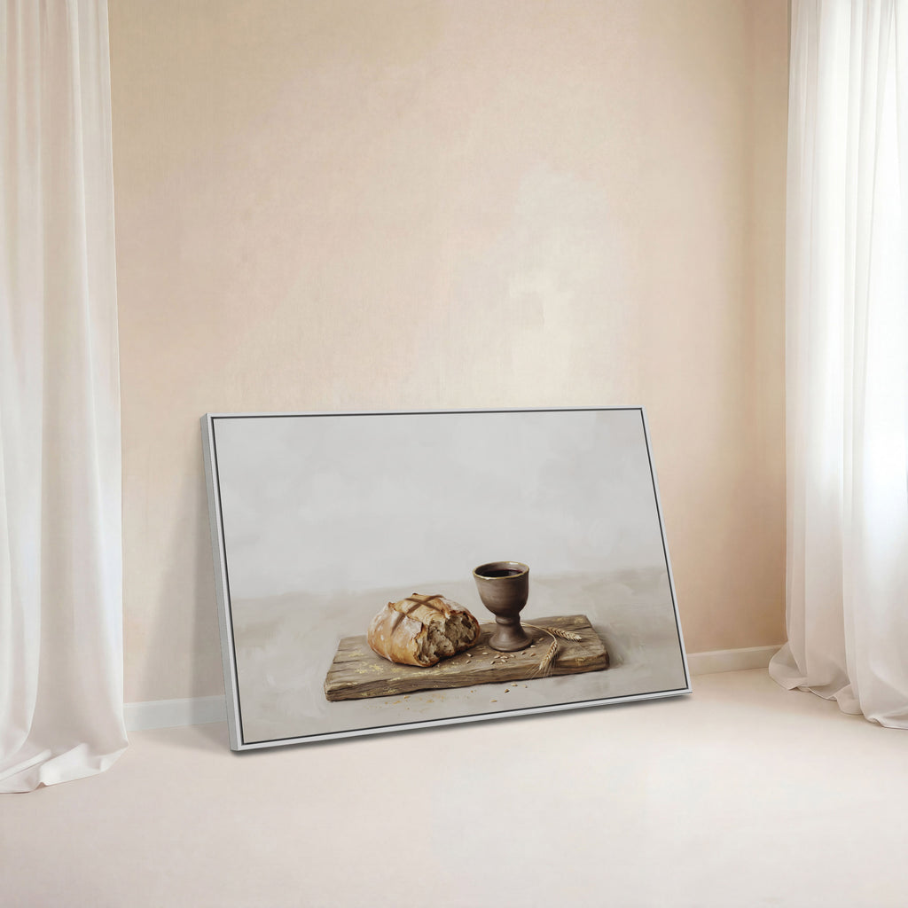 Bread Broken in Silence - Canvas
