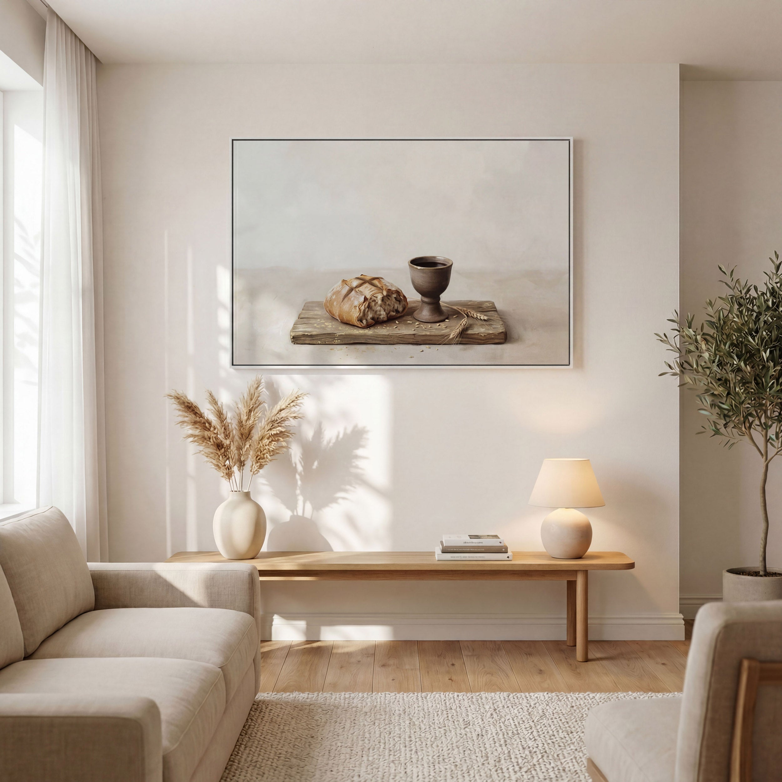 Bread Broken in Silence - Canvas