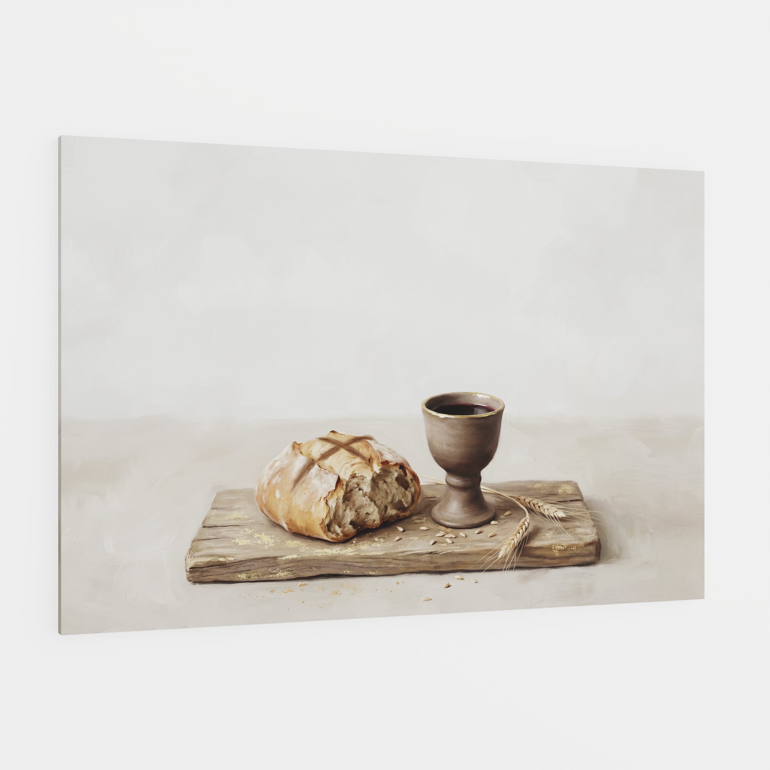 Bread Broken in Silence - Canvas