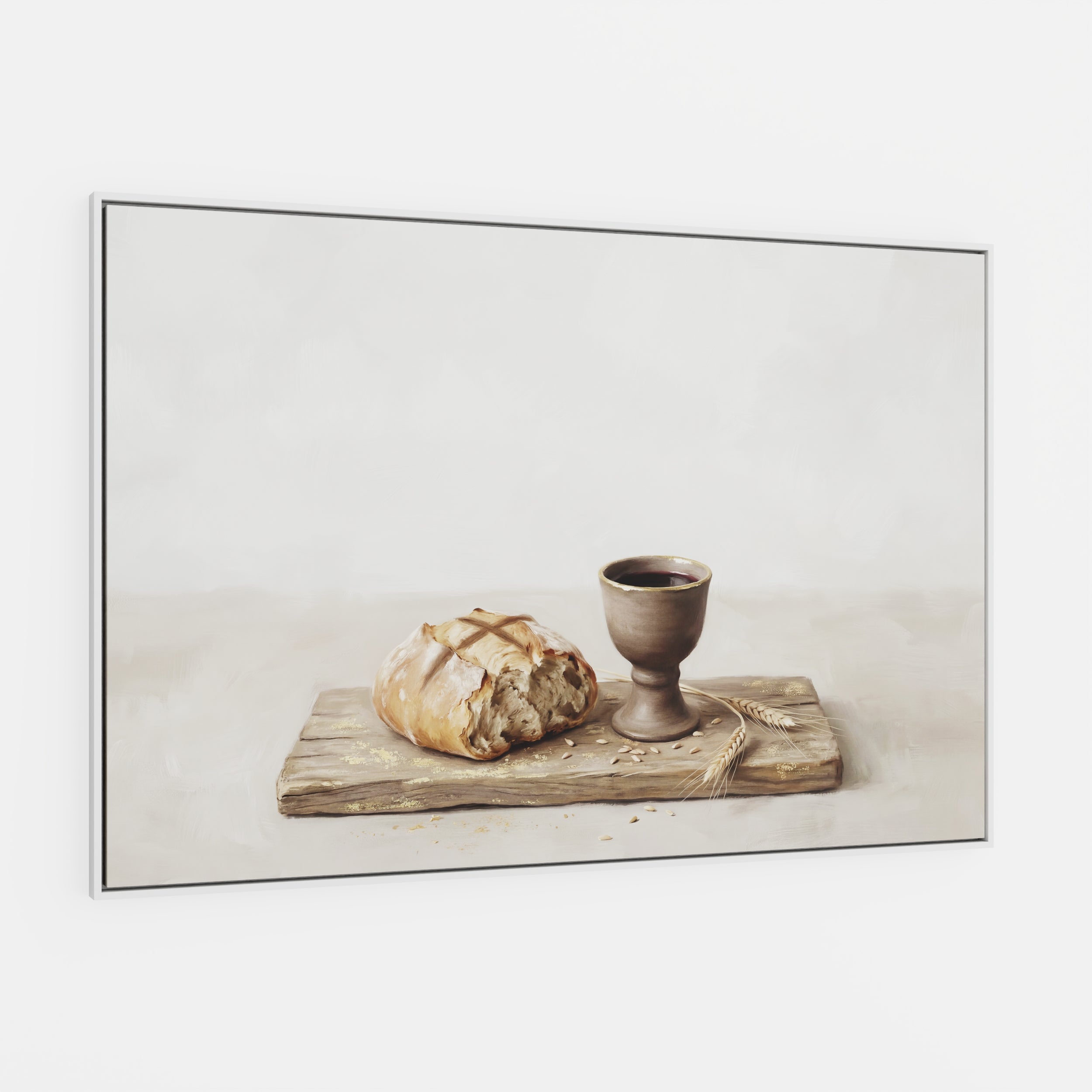 Bread Broken in Silence - Canvas