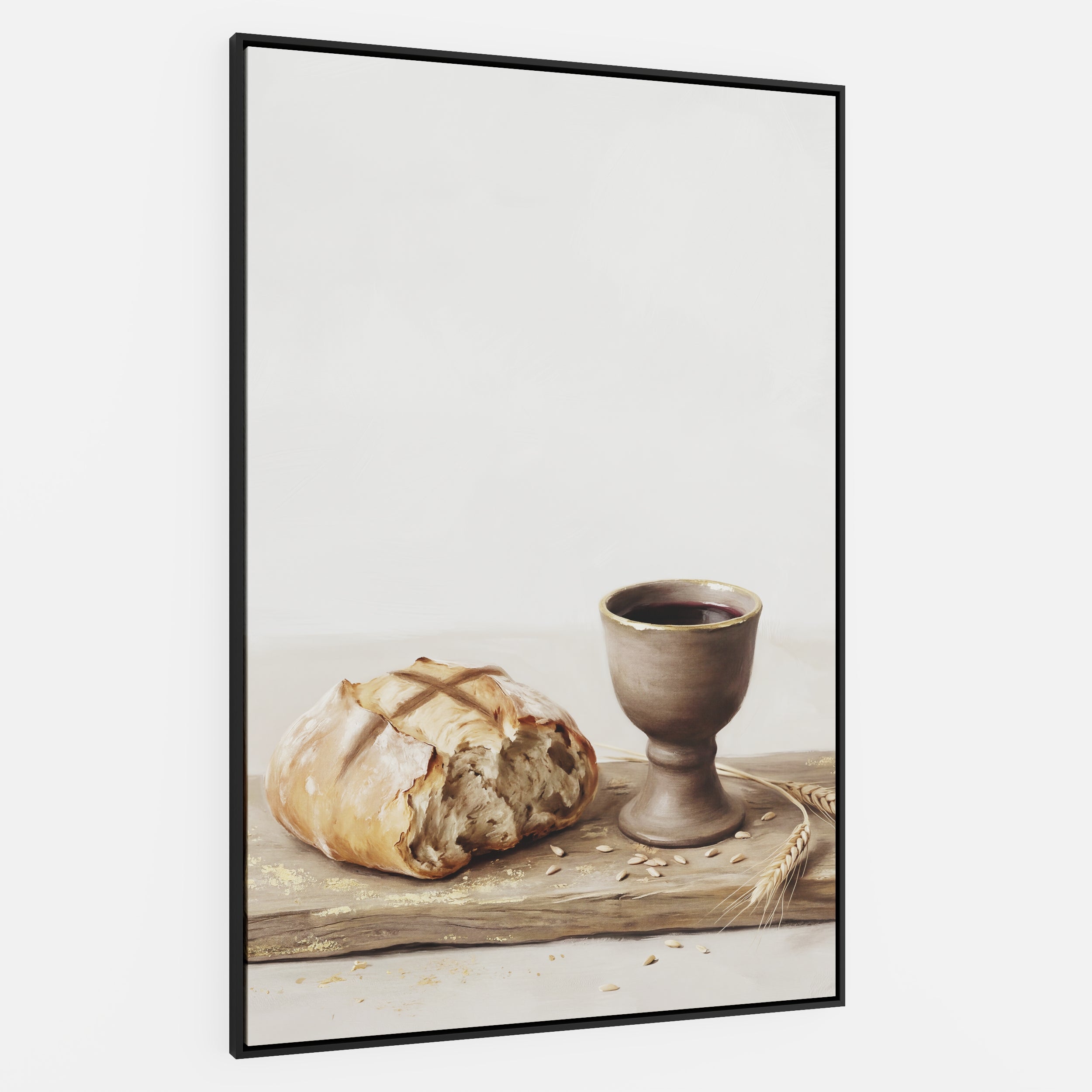 Bread Broken in Silence - Canvas