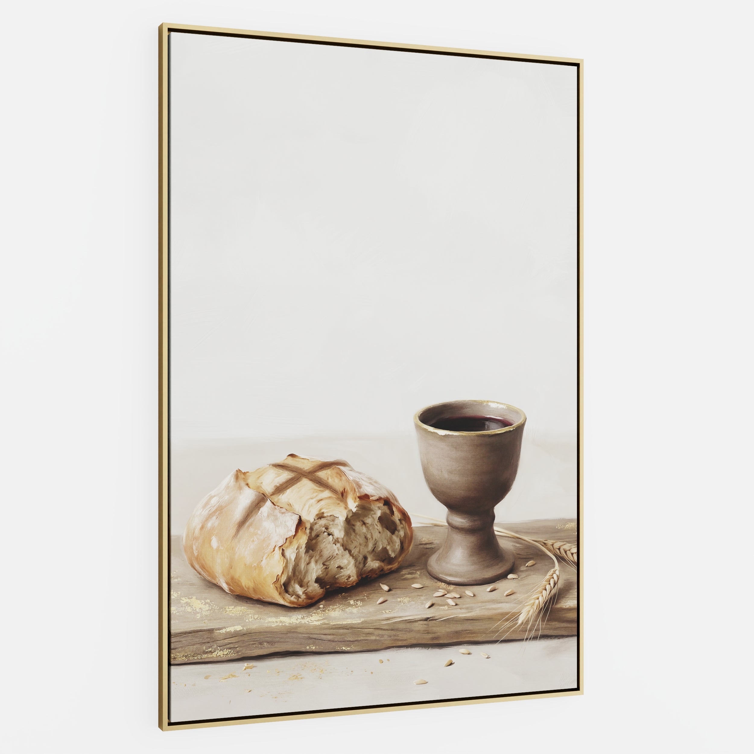 Bread Broken in Silence - Canvas