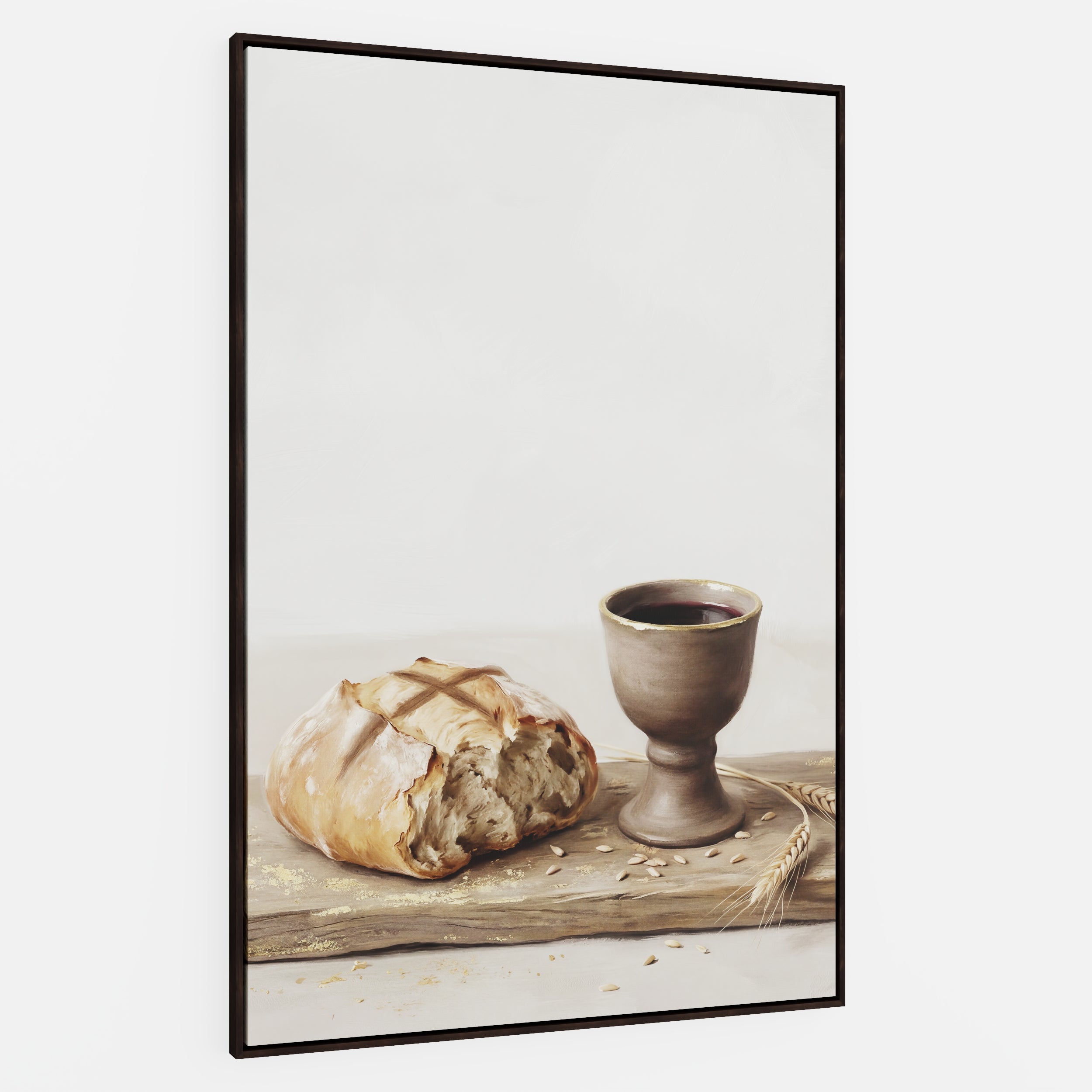 Bread Broken in Silence - Canvas