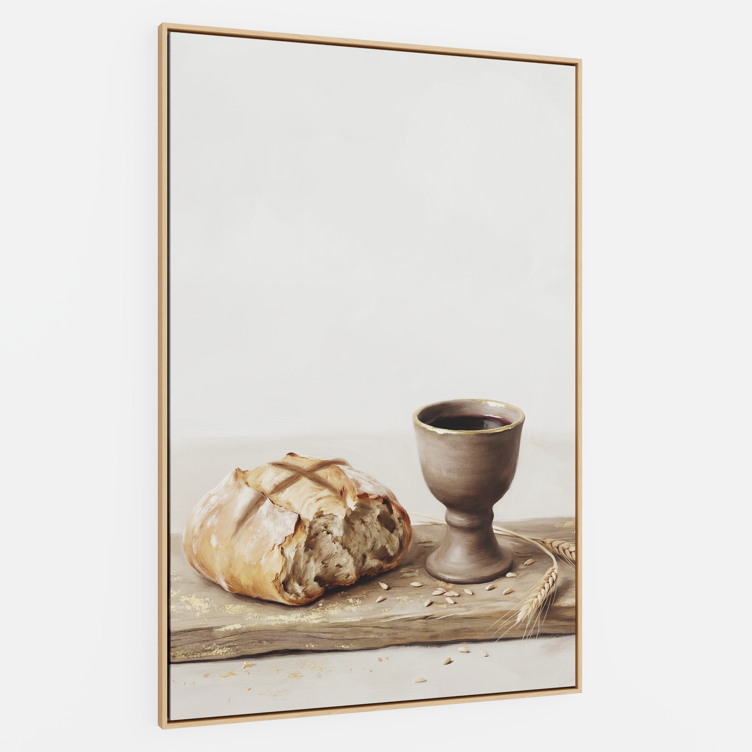 Bread Broken in Silence - Canvas