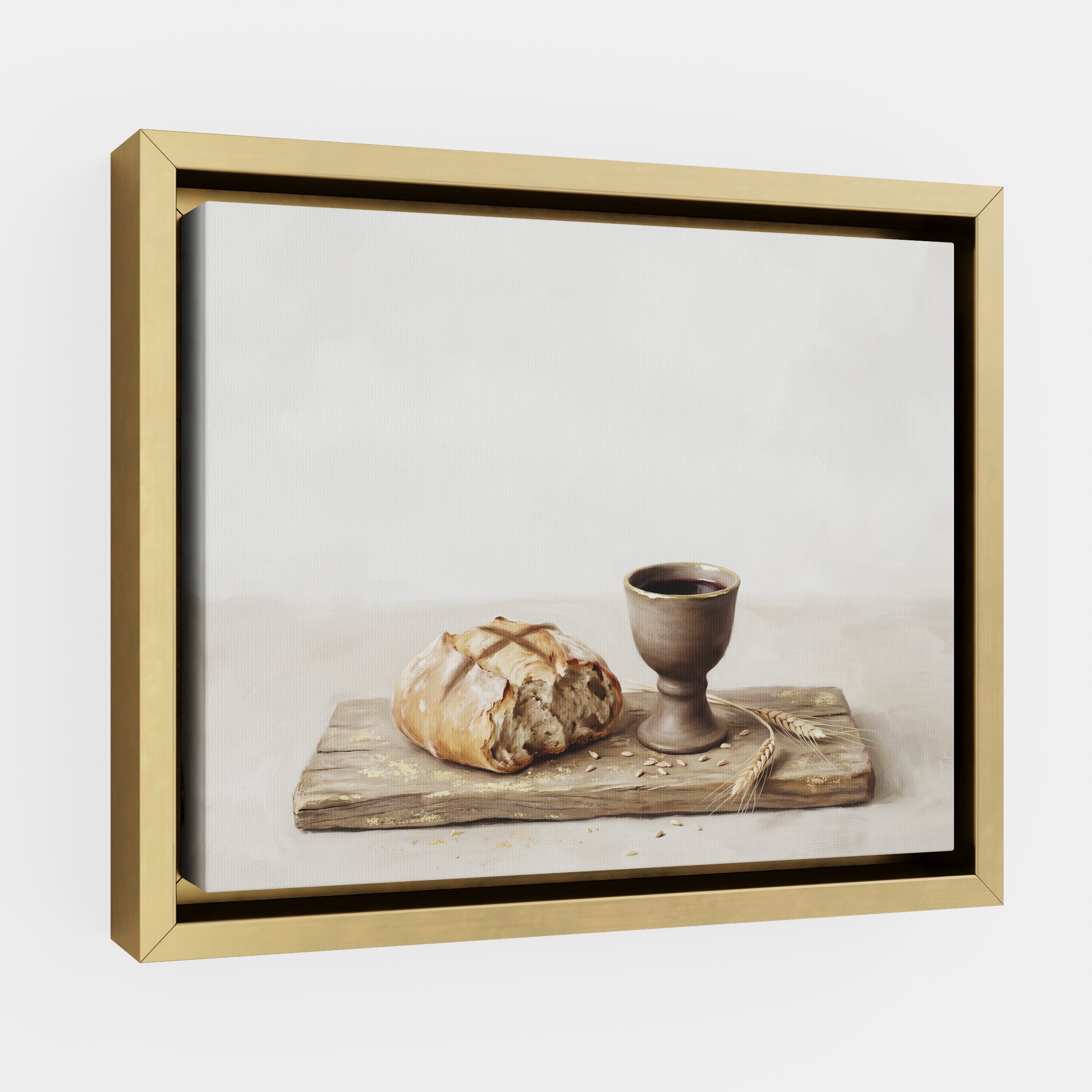 Bread Broken in Silence - Canvas
