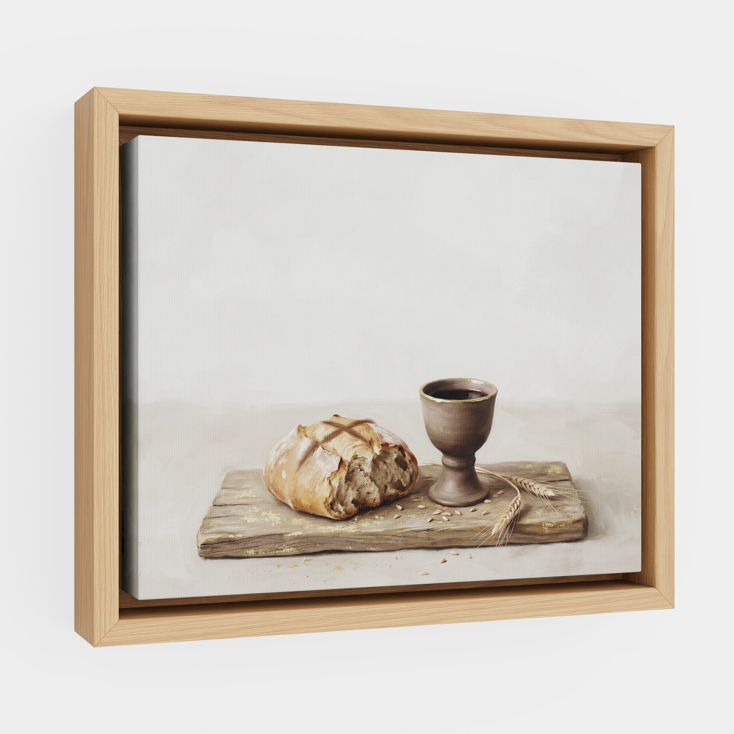 Bread Broken in Silence - Canvas