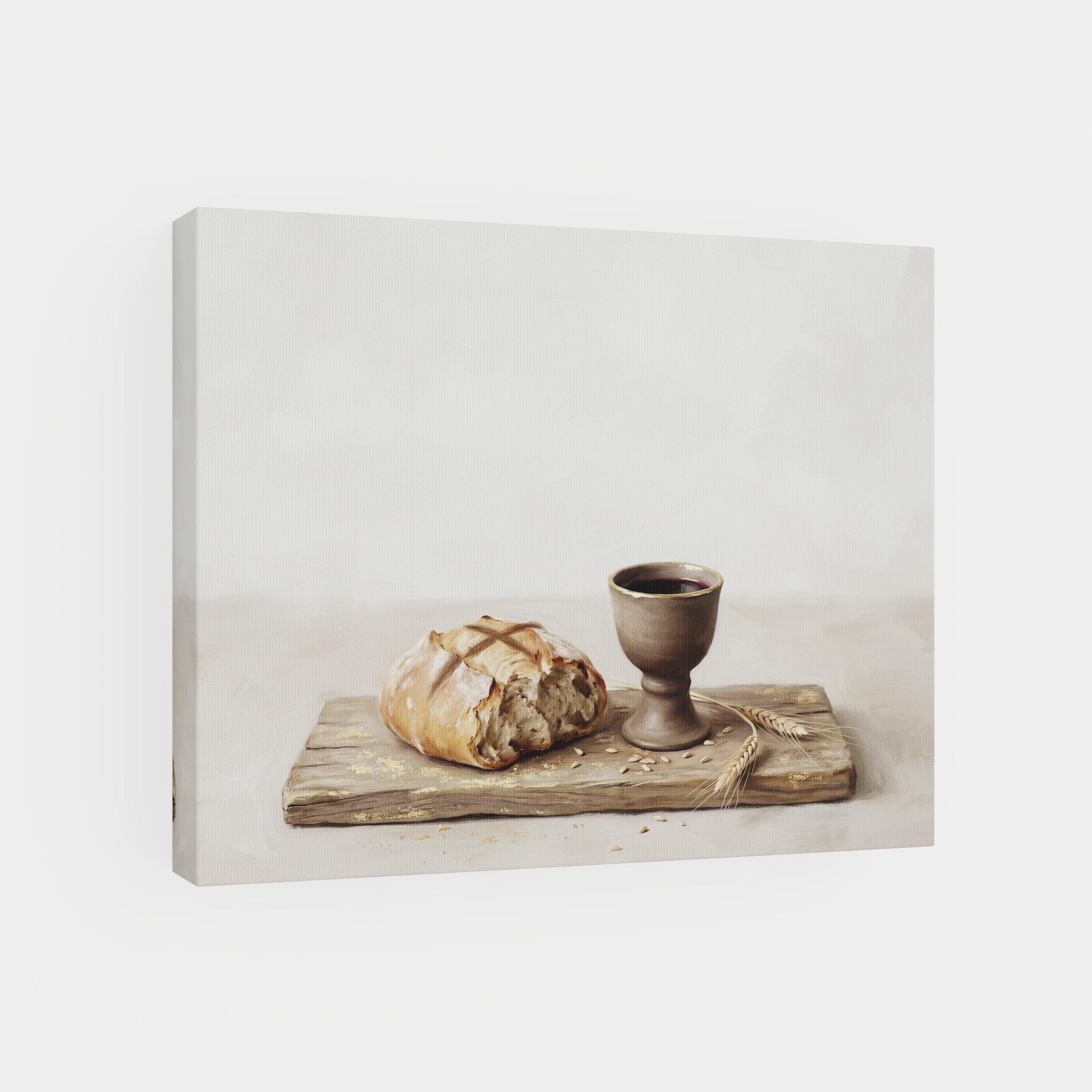 Bread Broken in Silence - Canvas