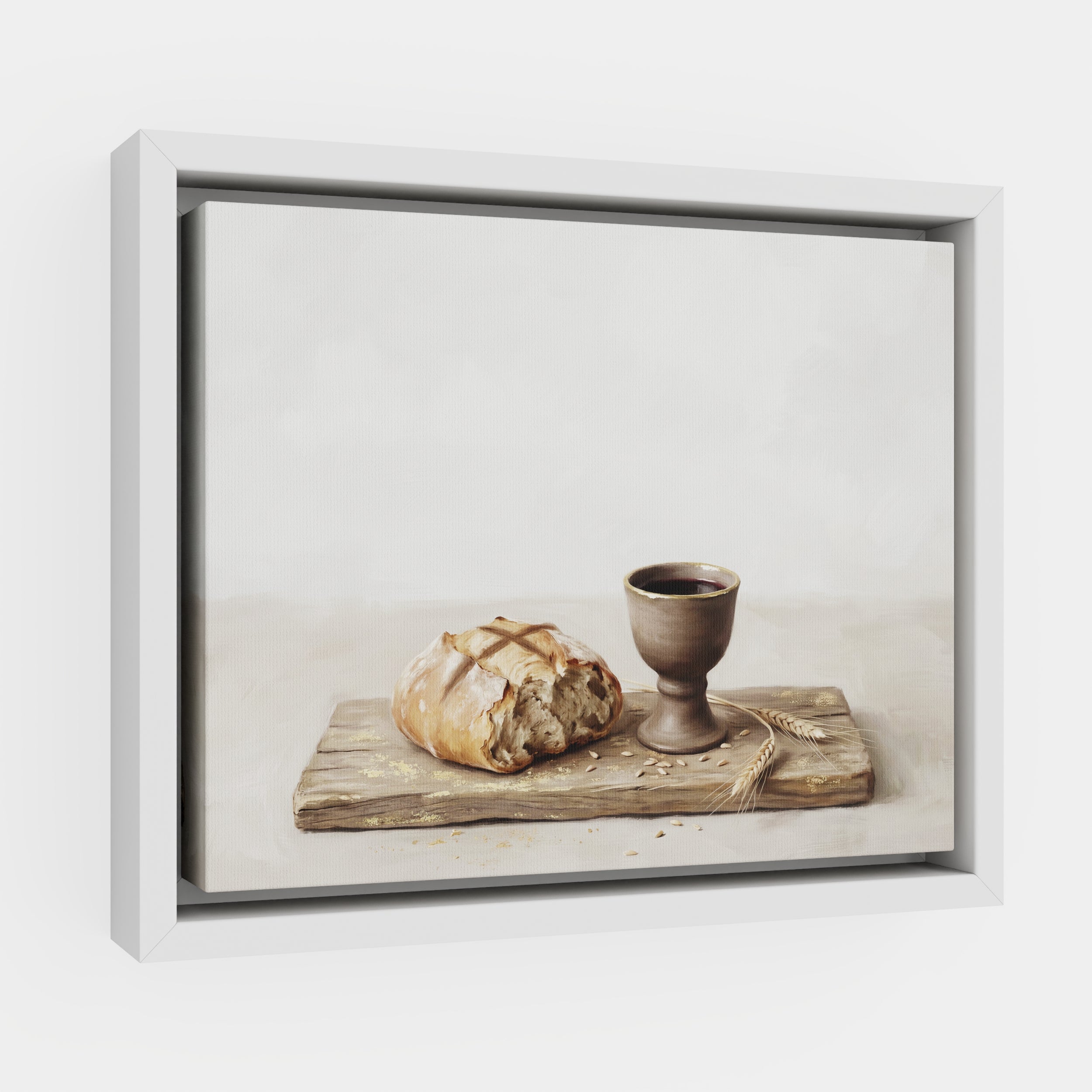 Bread Broken in Silence - Canvas