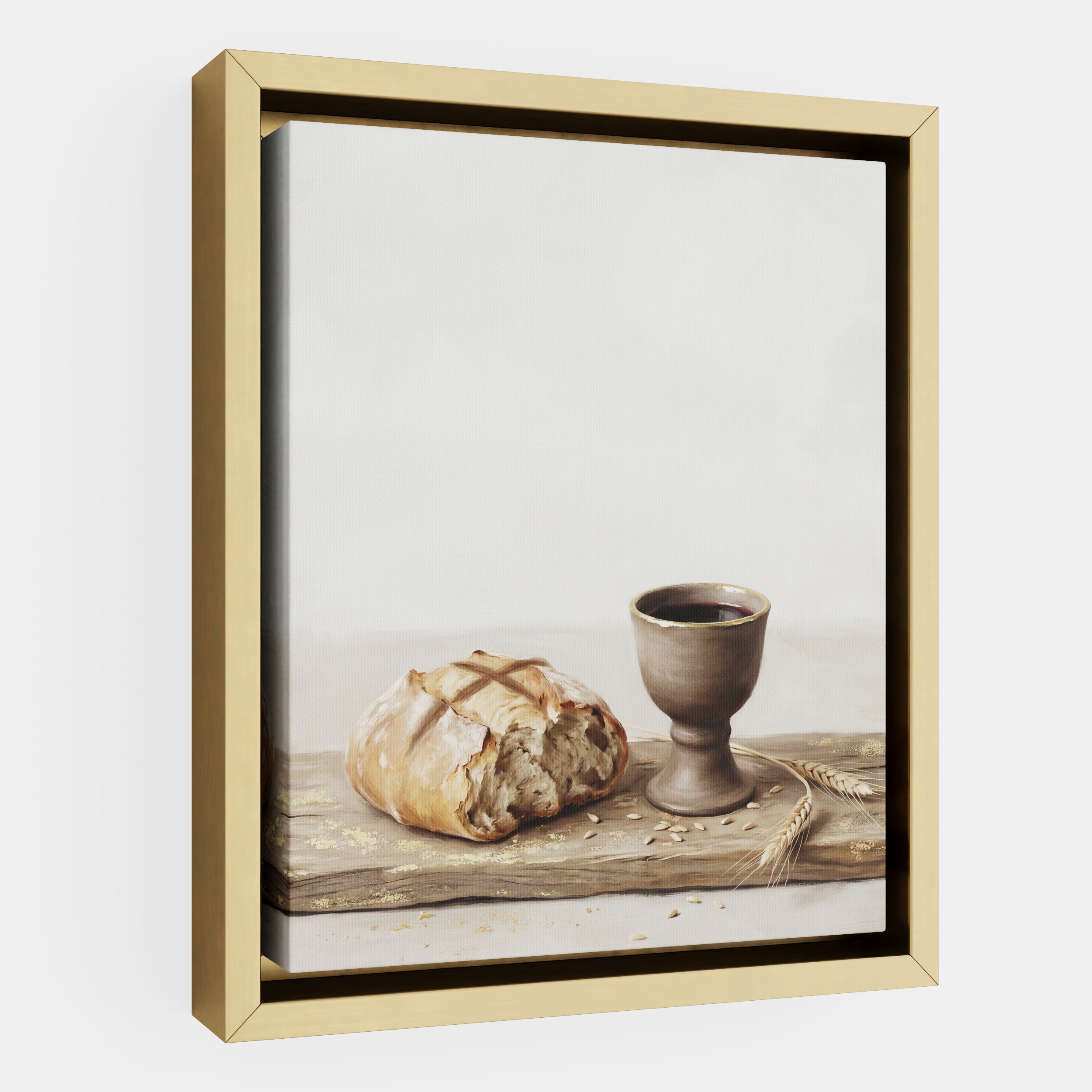 Bread Broken in Silence - Canvas