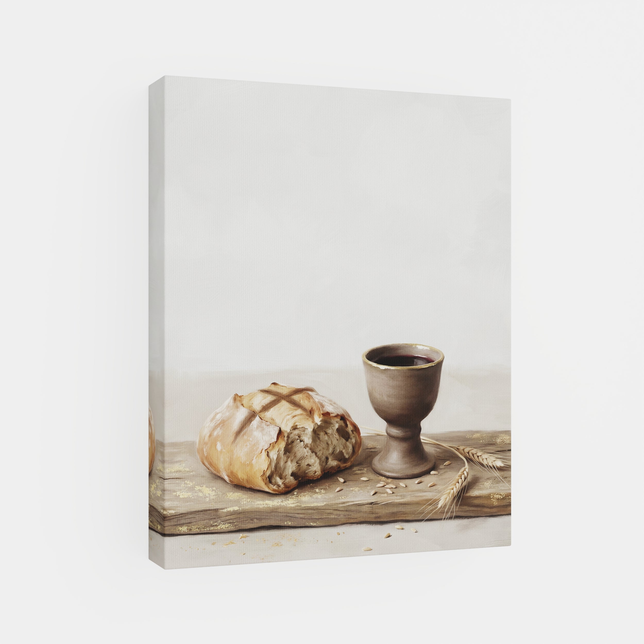 Bread Broken in Silence - Canvas
