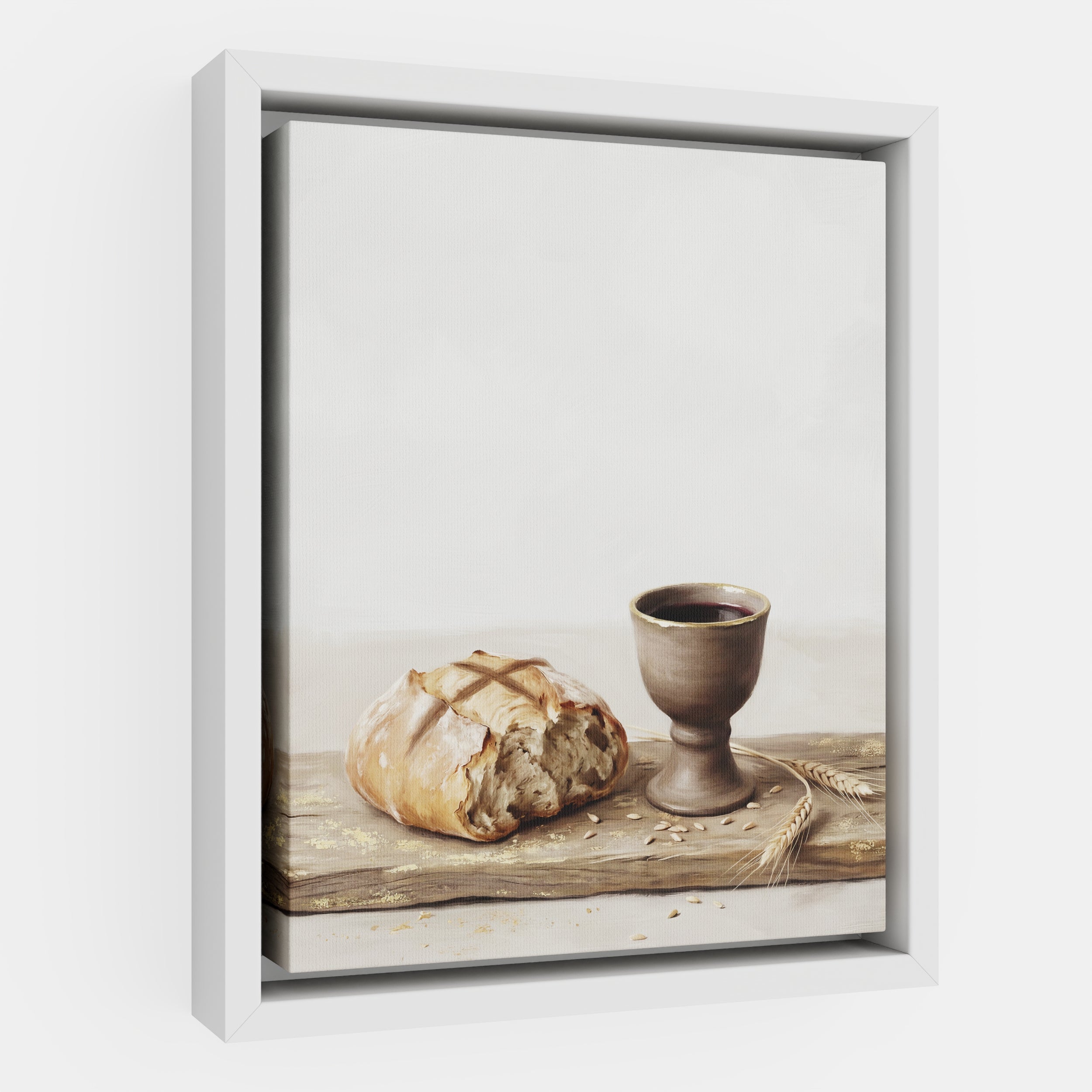 Bread Broken in Silence - Canvas