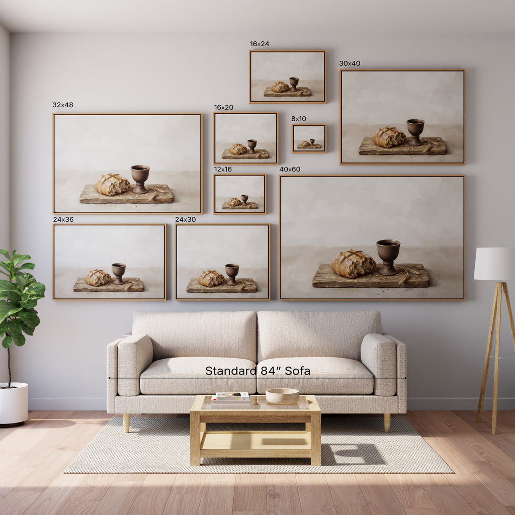 Bread Broken in Silence - Canvas