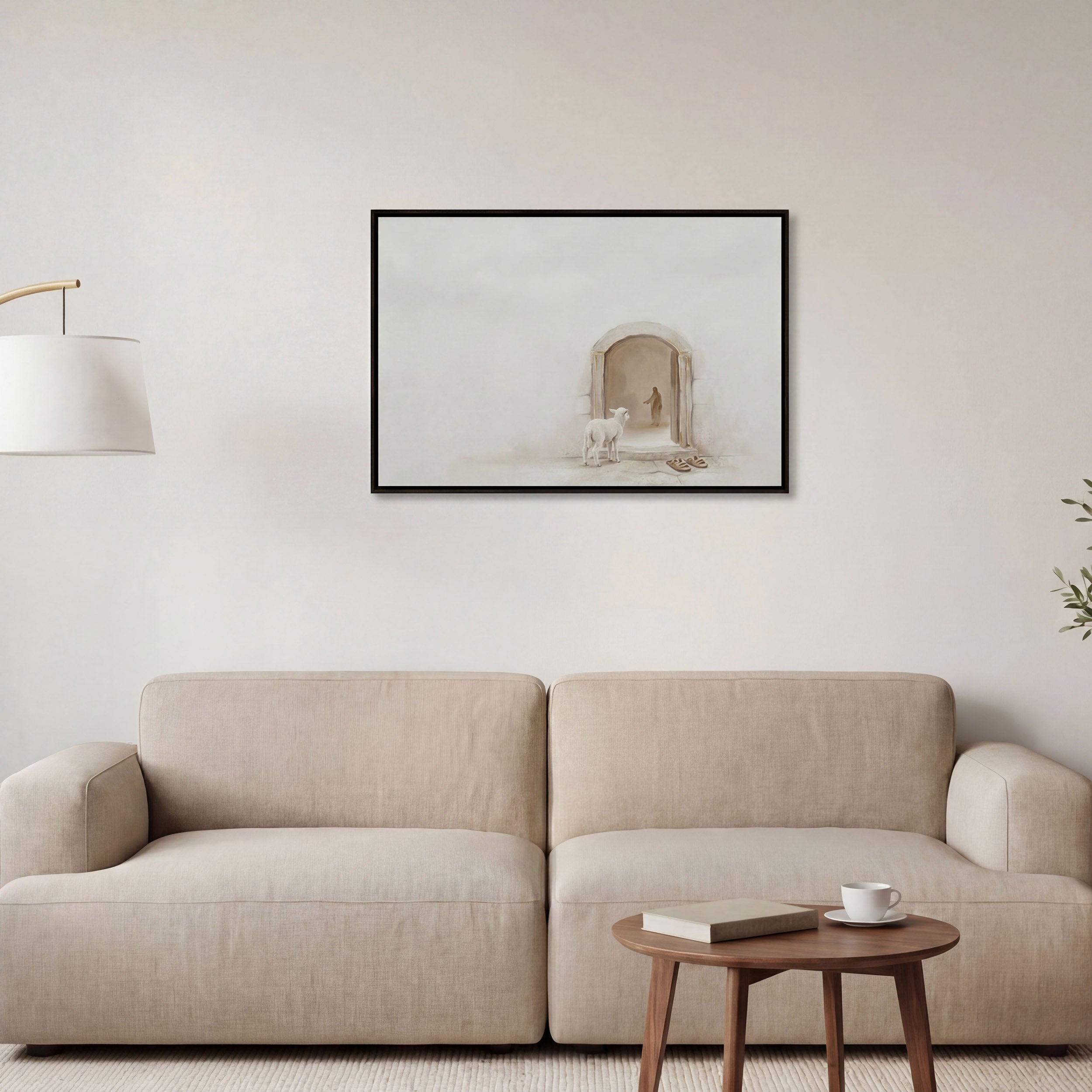 Lamb at the Threshold - Canvas