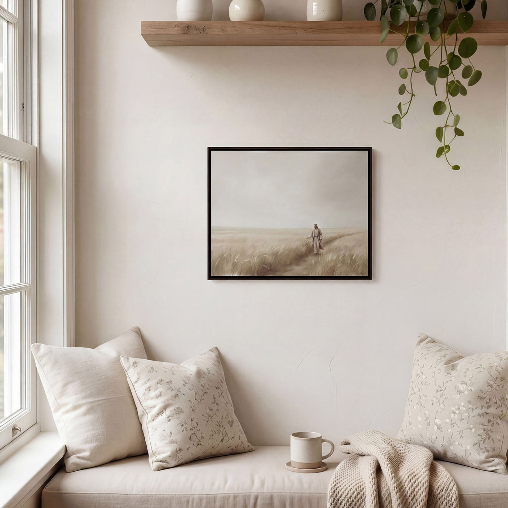 The Whispering Wheat Field - Canvas