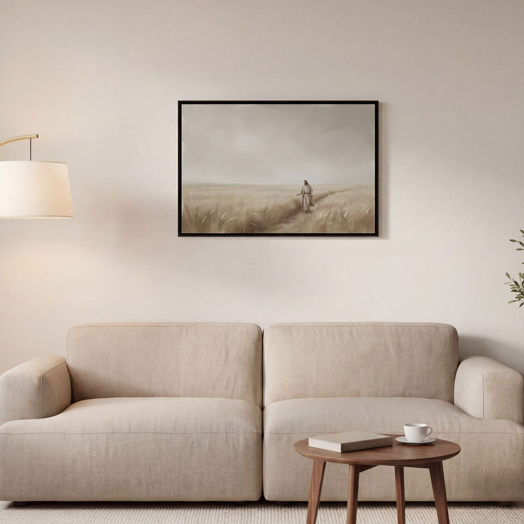 The Whispering Wheat Field - Canvas