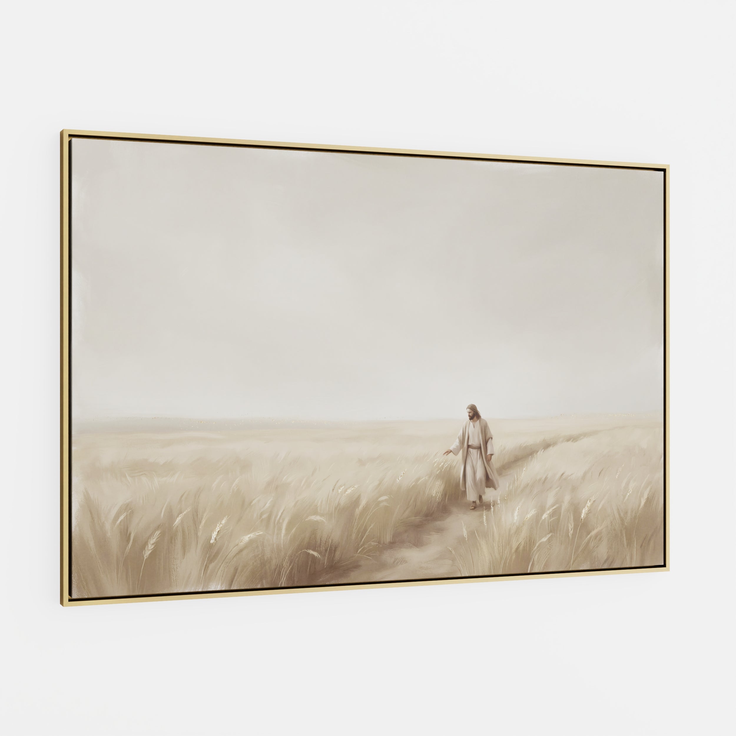 The Whispering Wheat Field - Canvas