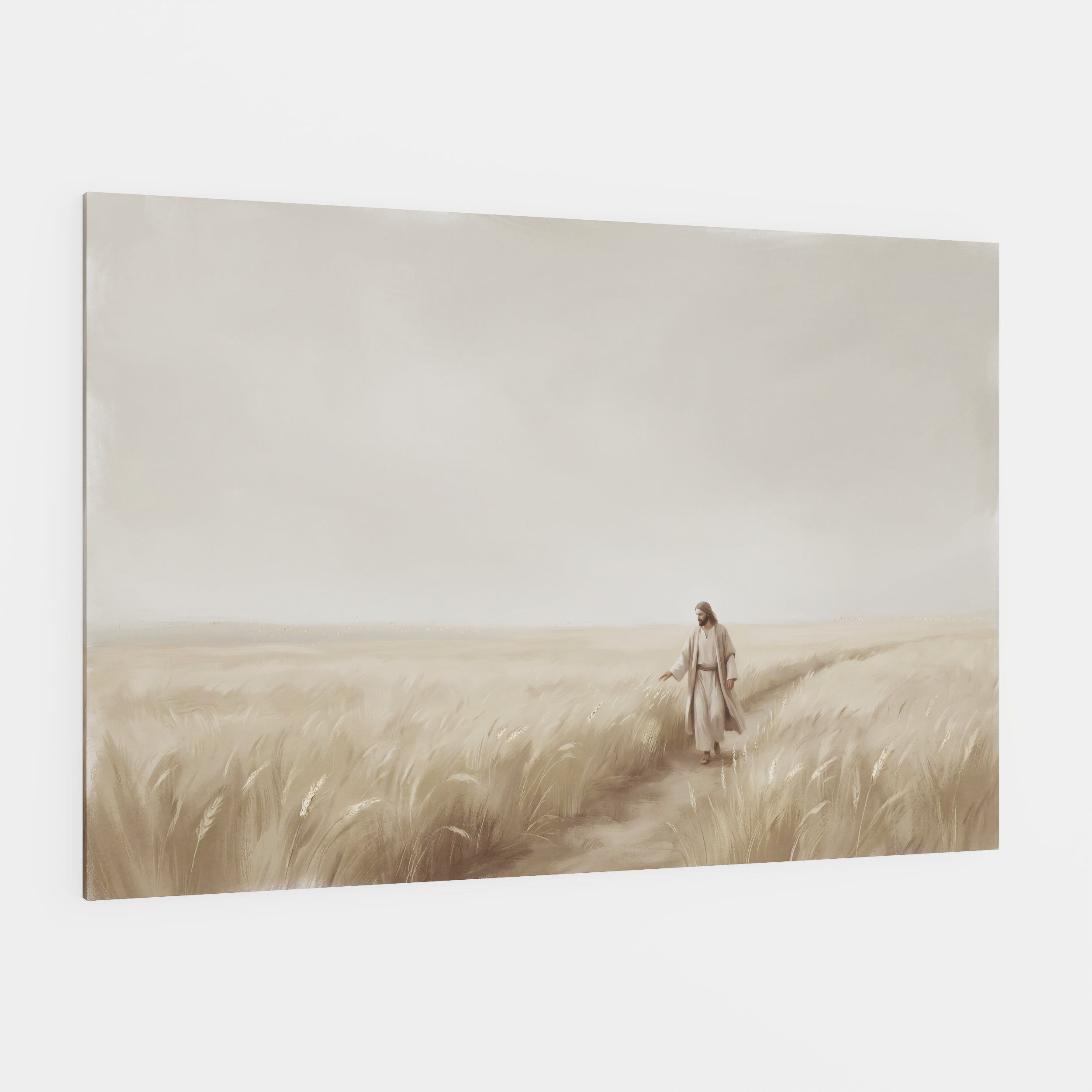 The Whispering Wheat Field - Canvas