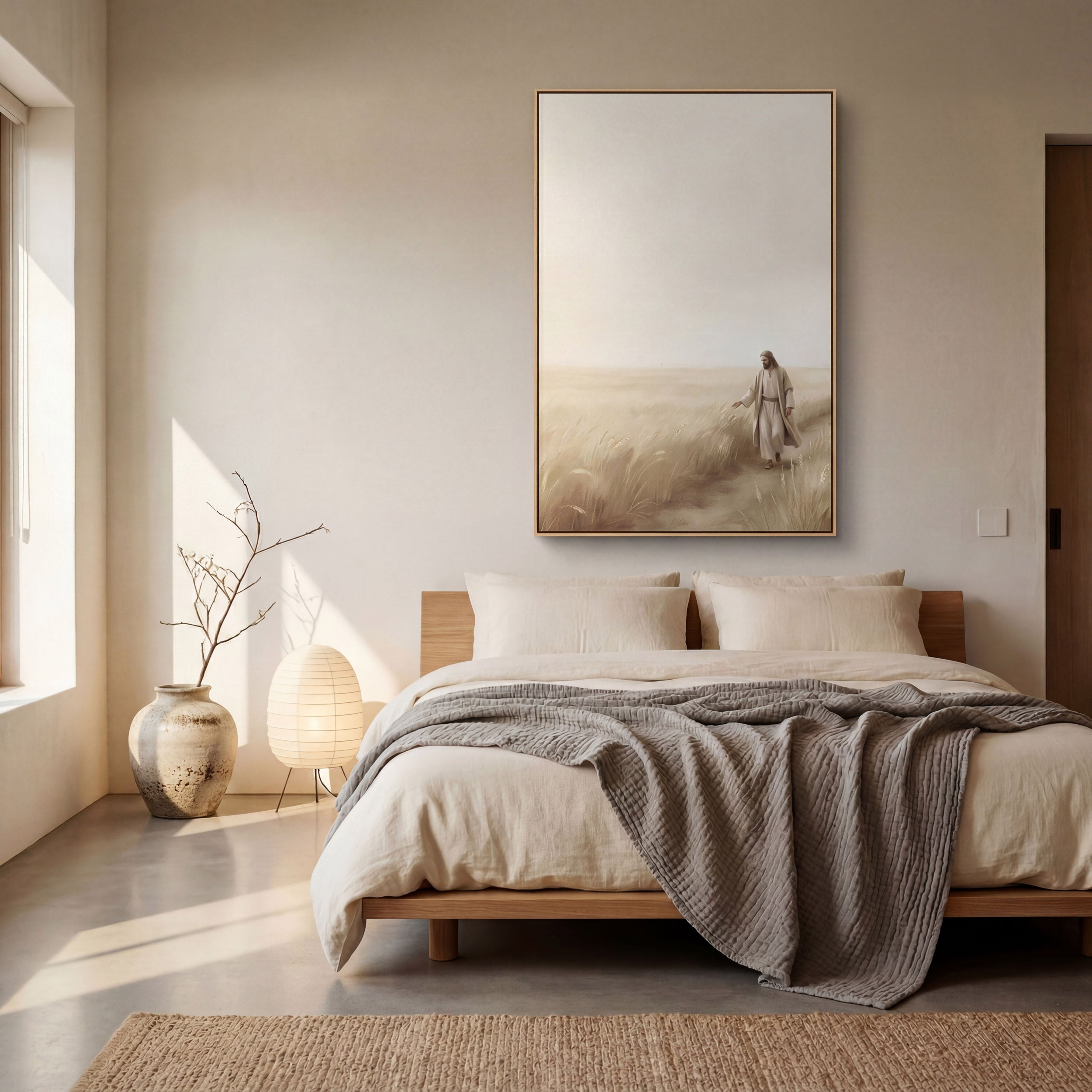 The Whispering Wheat Field - Canvas